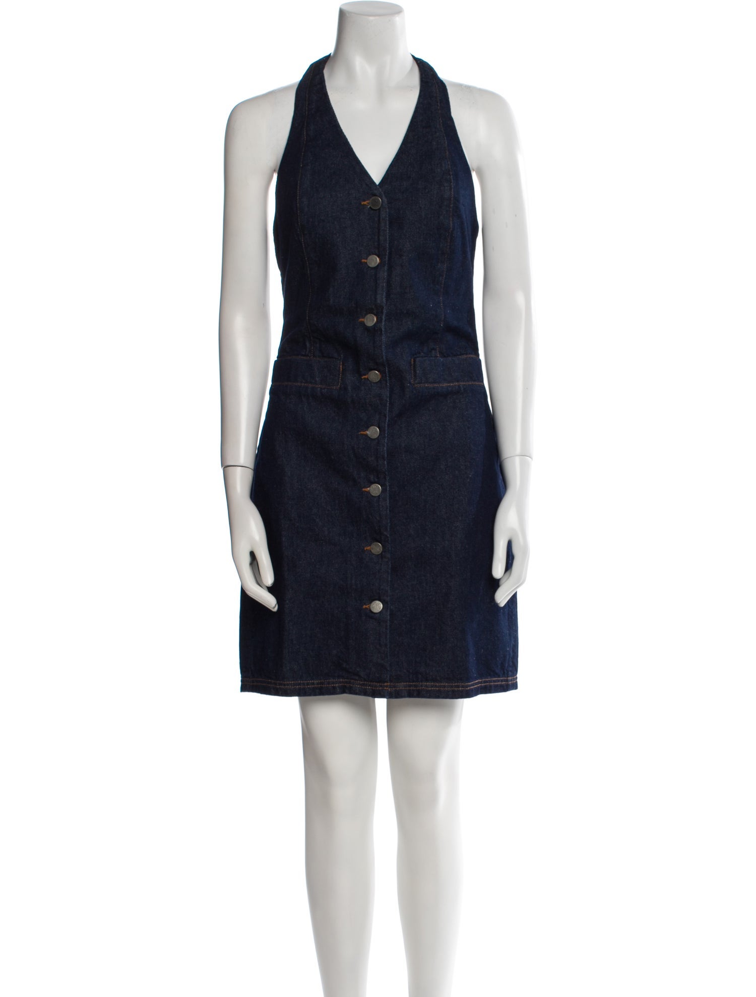 Rouje Halterneck Knee-Length Dress w/ Tags