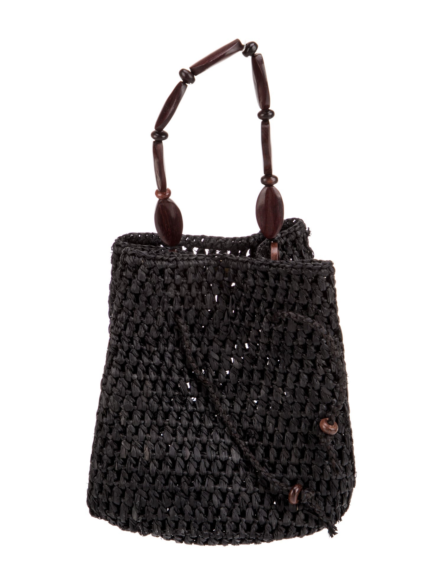 Rouje Raffia Bucket Bag