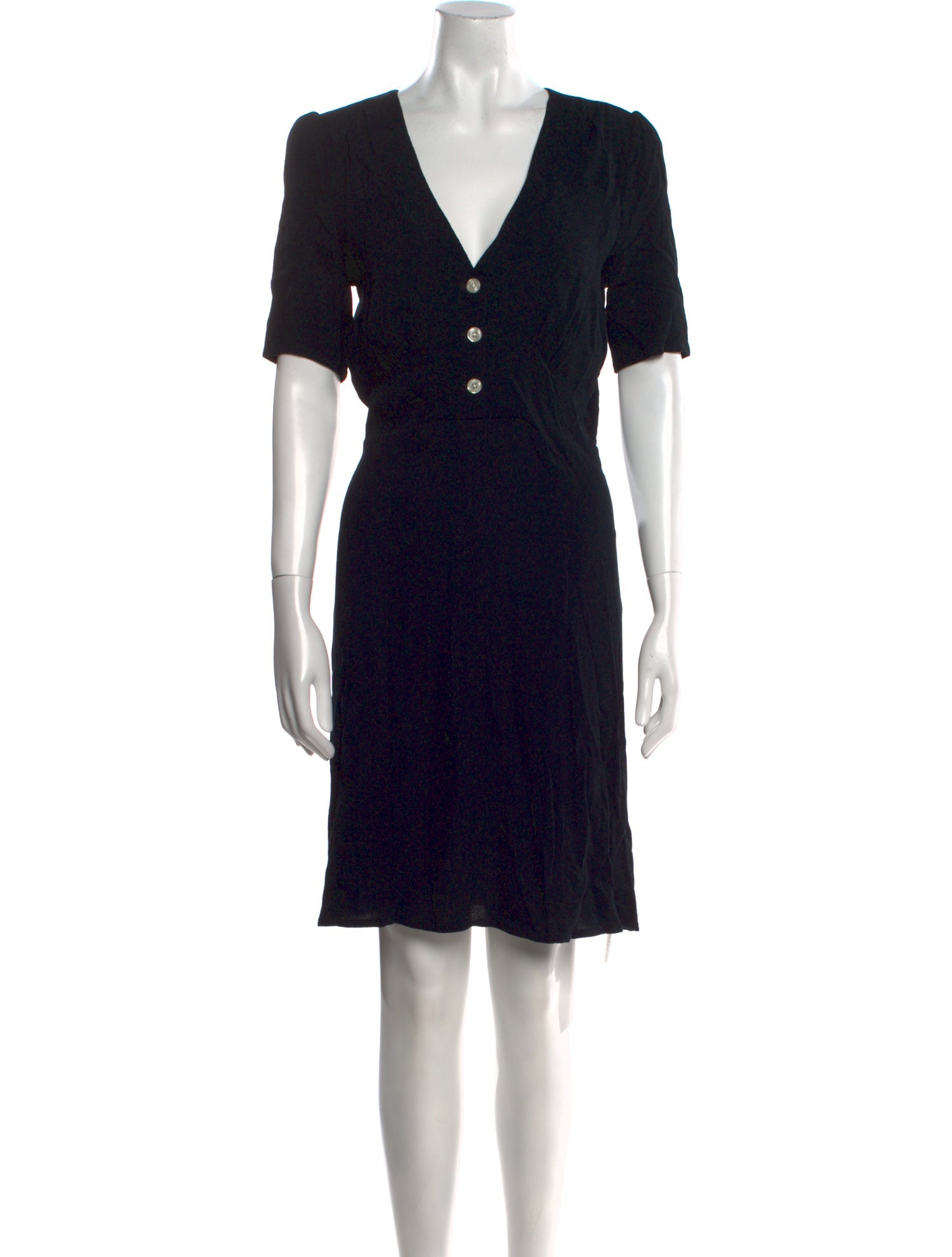 Rouje V-Neck Knee-Length Dress