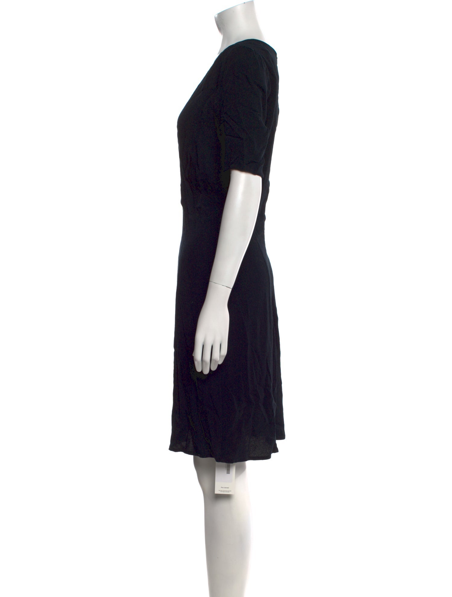 Rouje V-Neck Knee-Length Dress