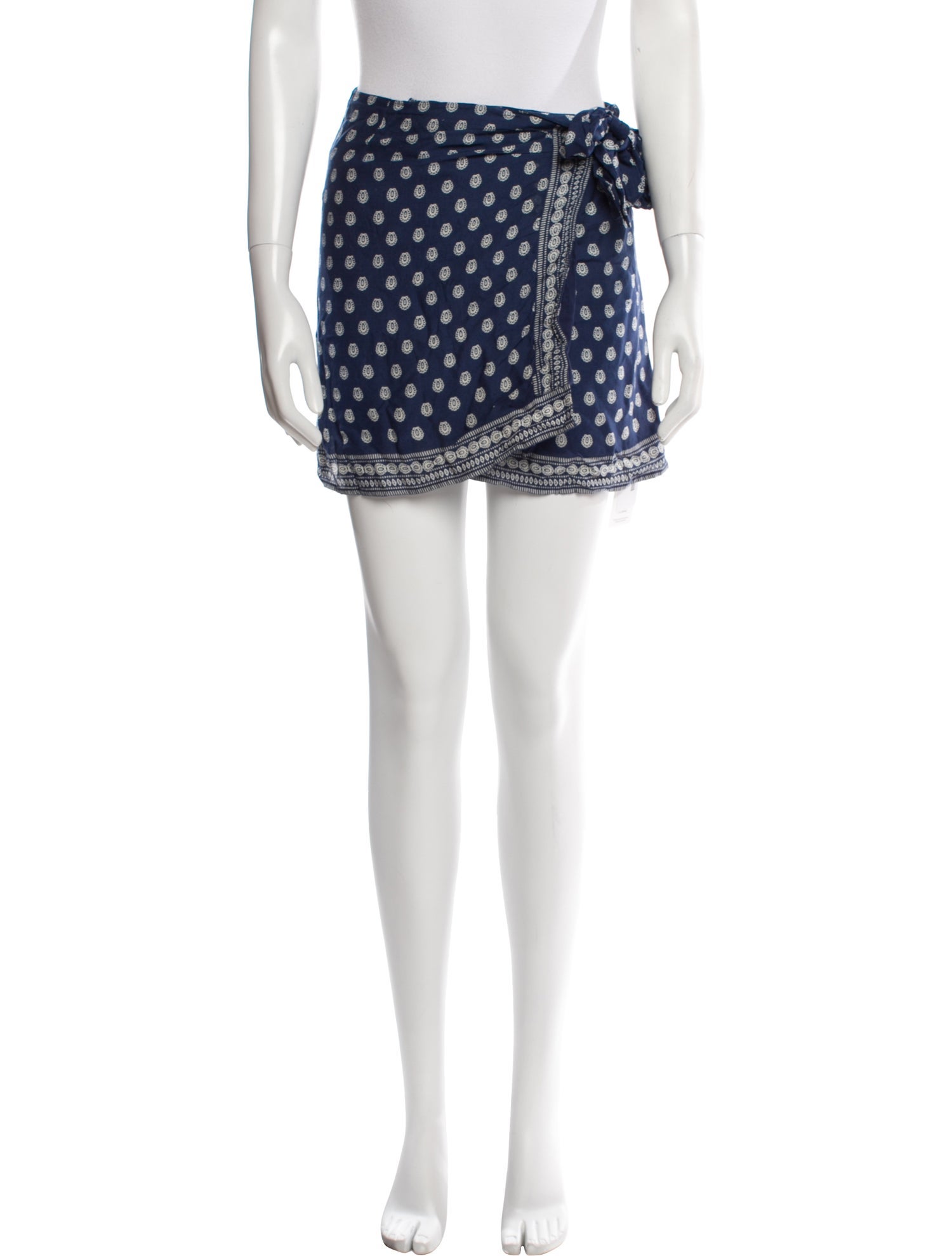 Rouje Polka Dot Print Mini Skirt