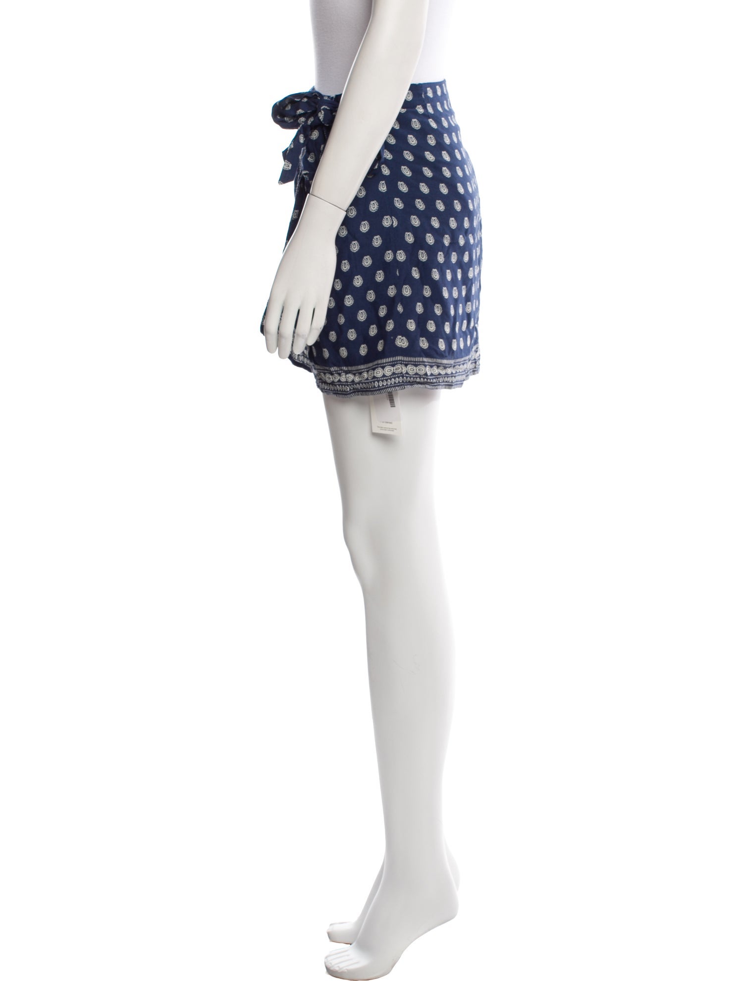 Rouje Polka Dot Print Mini Skirt