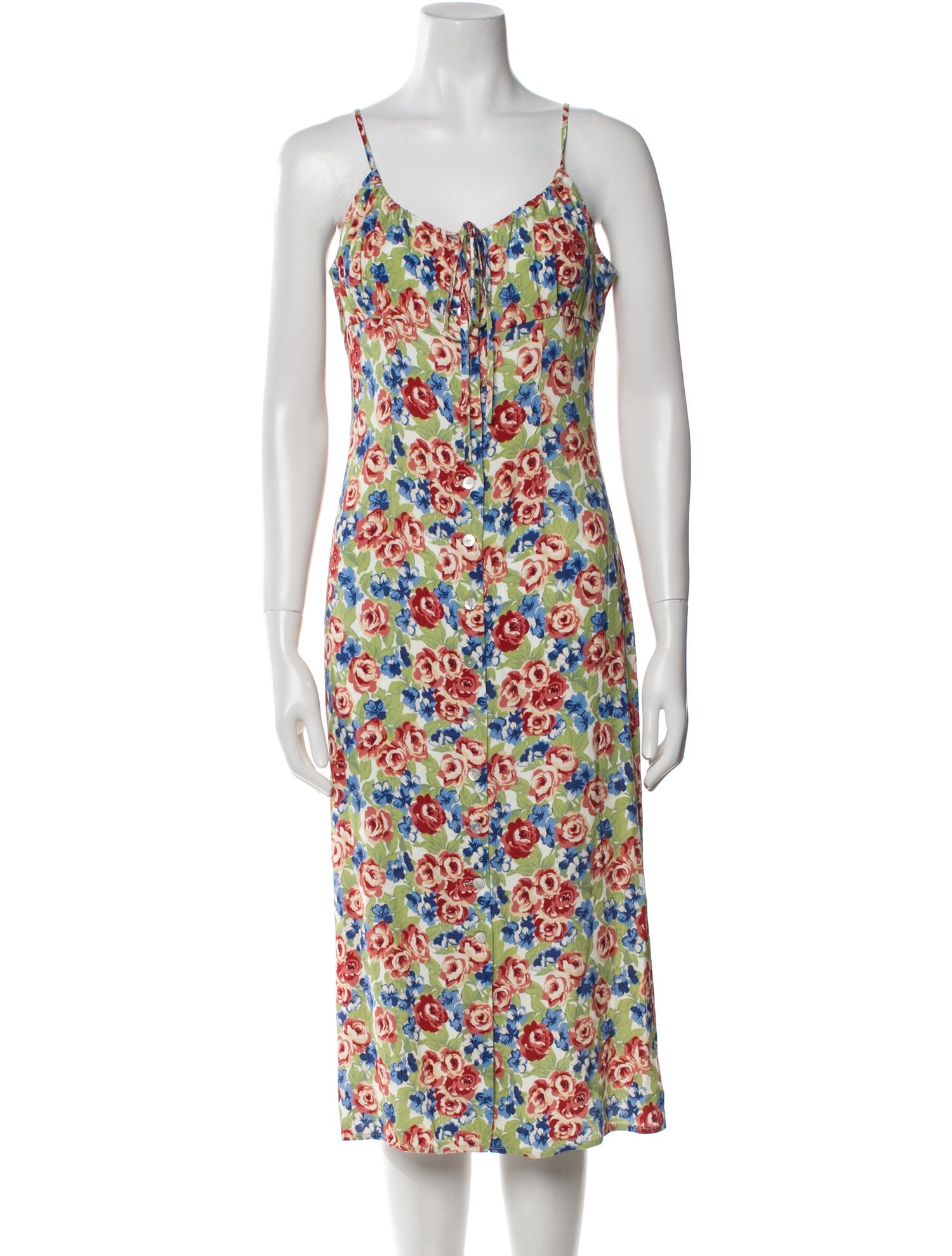 Rouje Floral Print Knee-Length Dress