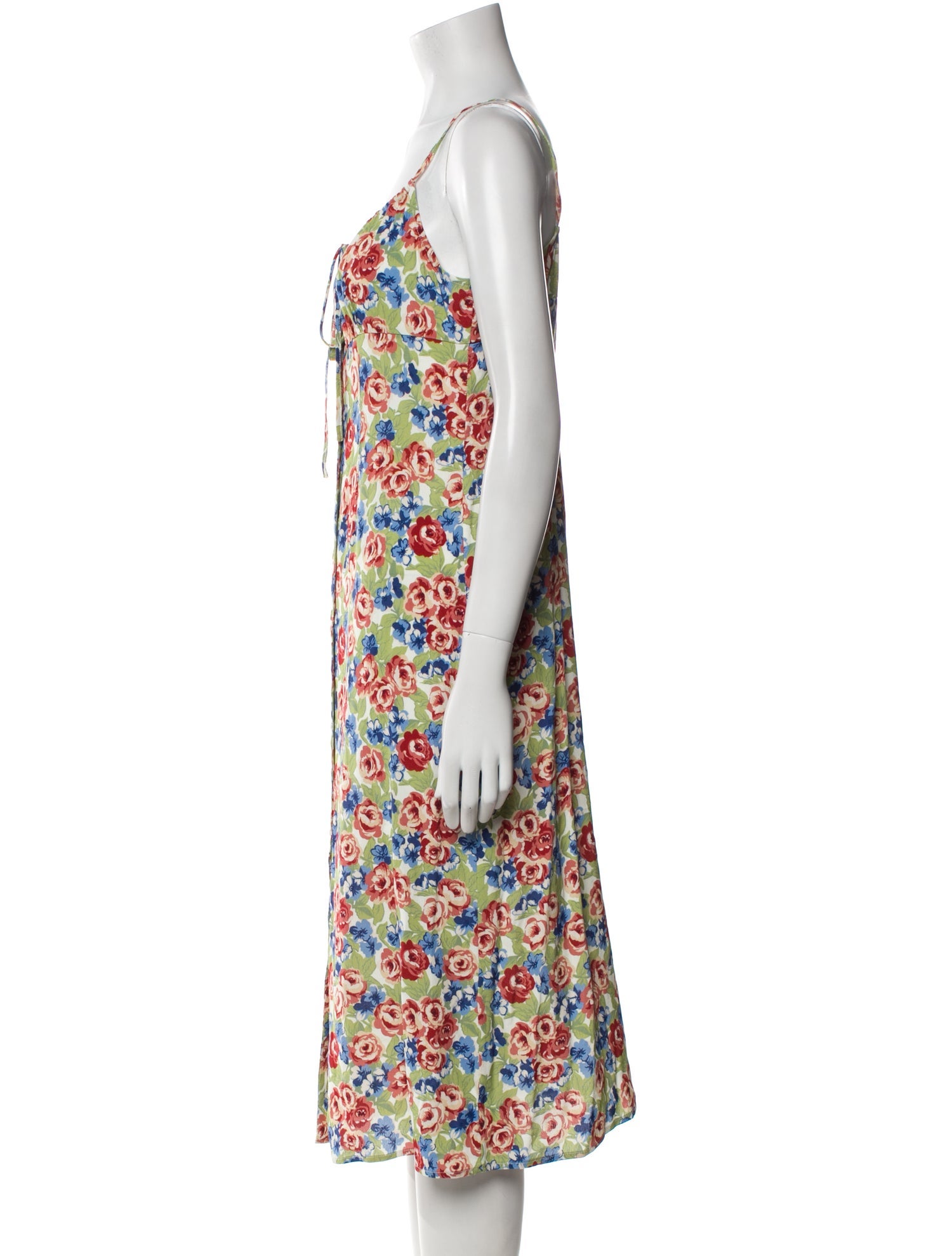 Rouje Floral Print Knee-Length Dress