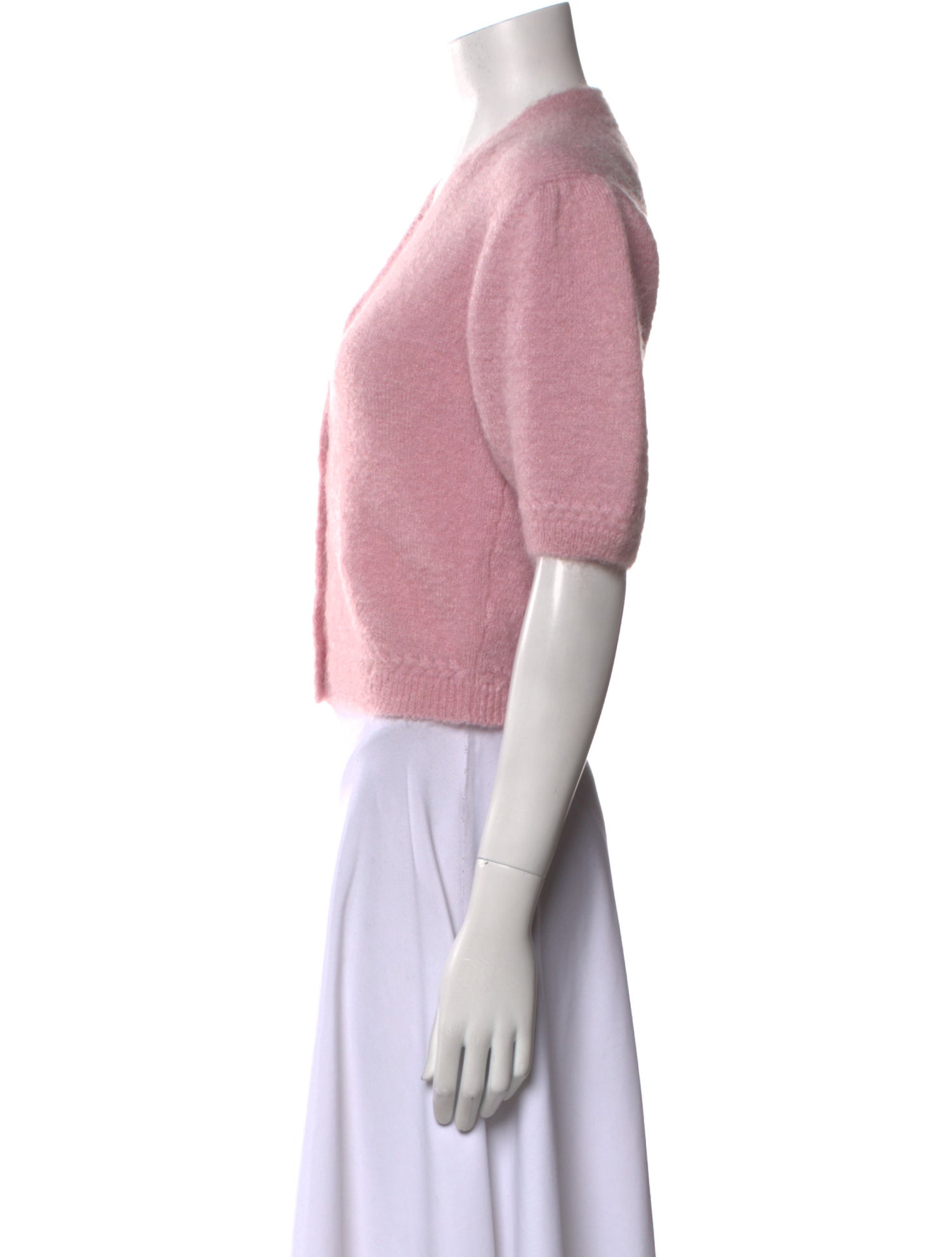 Rouje Mohair V-Neck Crop Top w/ Tags
