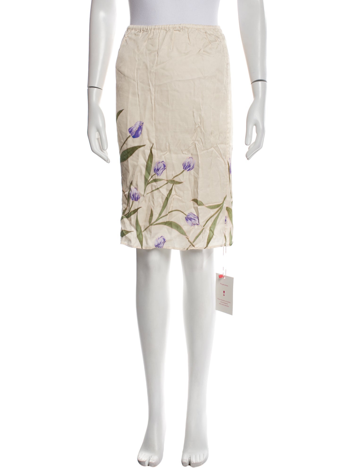 Rouje Floral Print Knee-Length Skirt