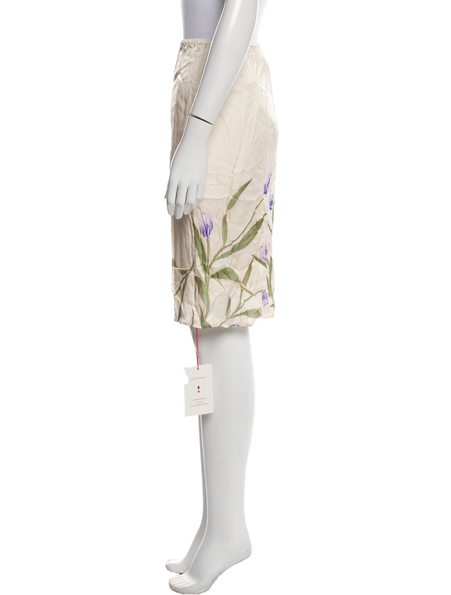 Rouje Floral Print Knee-Length Skirt