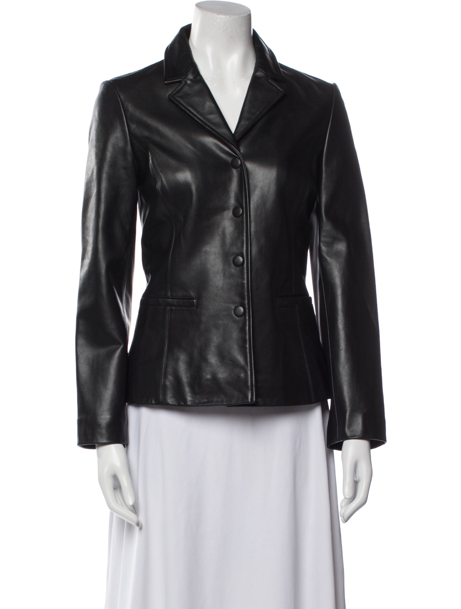 Rouje Leather Biker Jacket