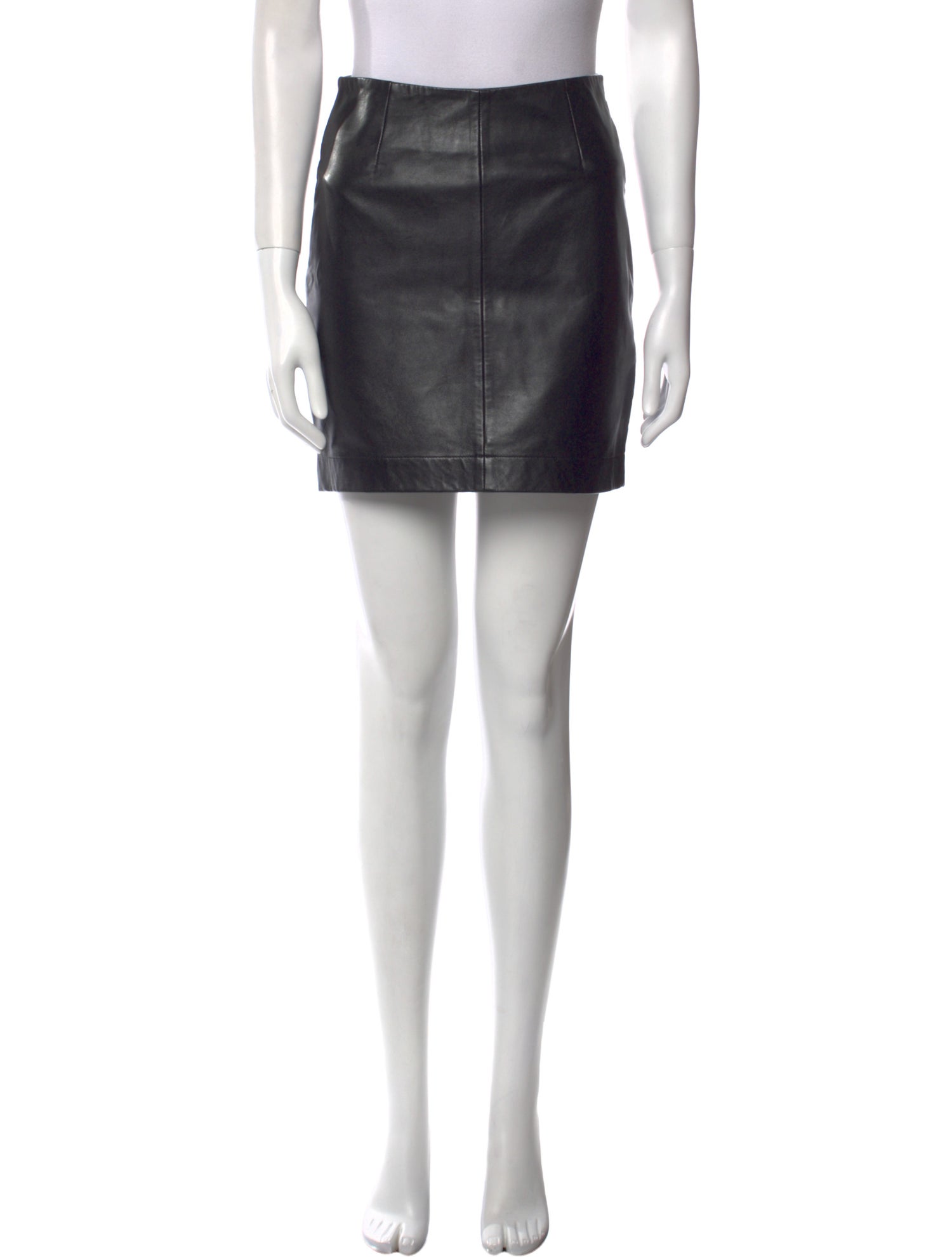Rouje Leather Mini Skirt