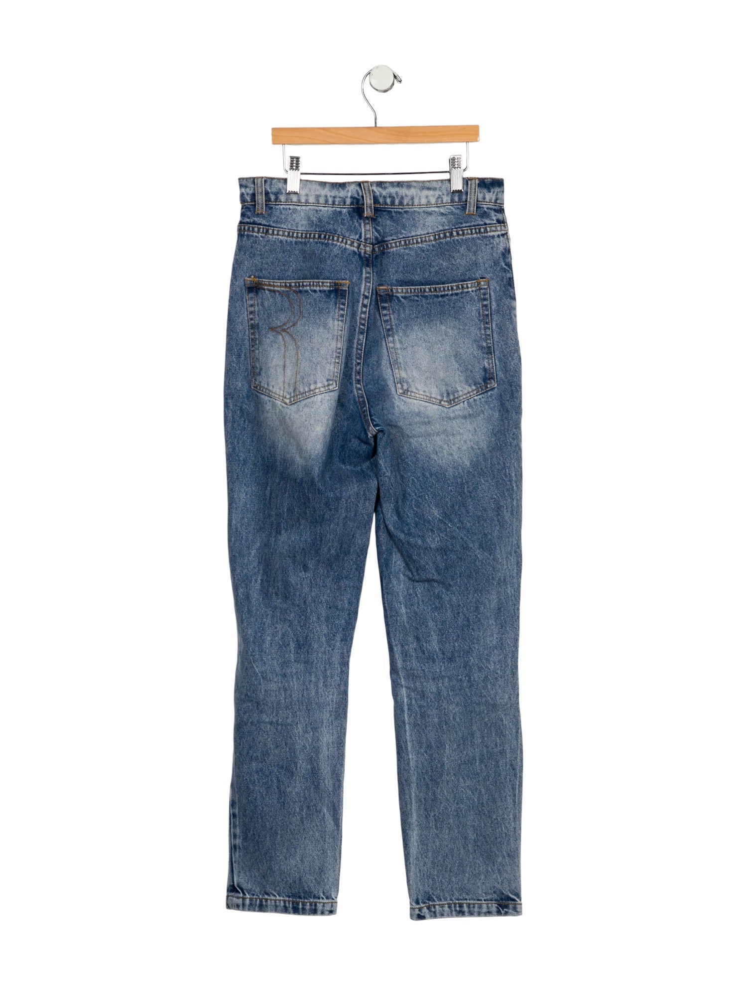 Rouje High-Rise Straight Leg Jeans
