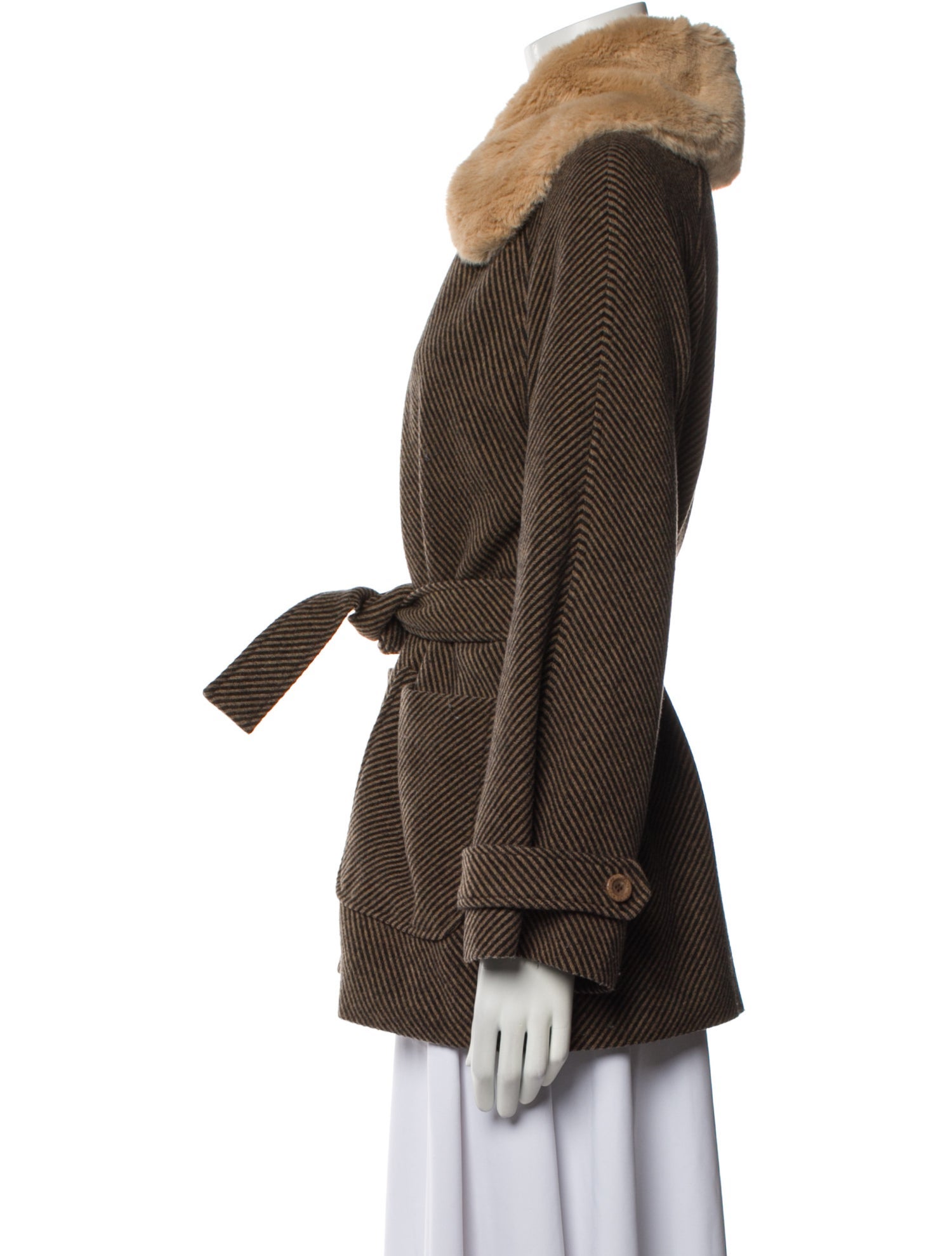 Rouje Wool Striped Jacket