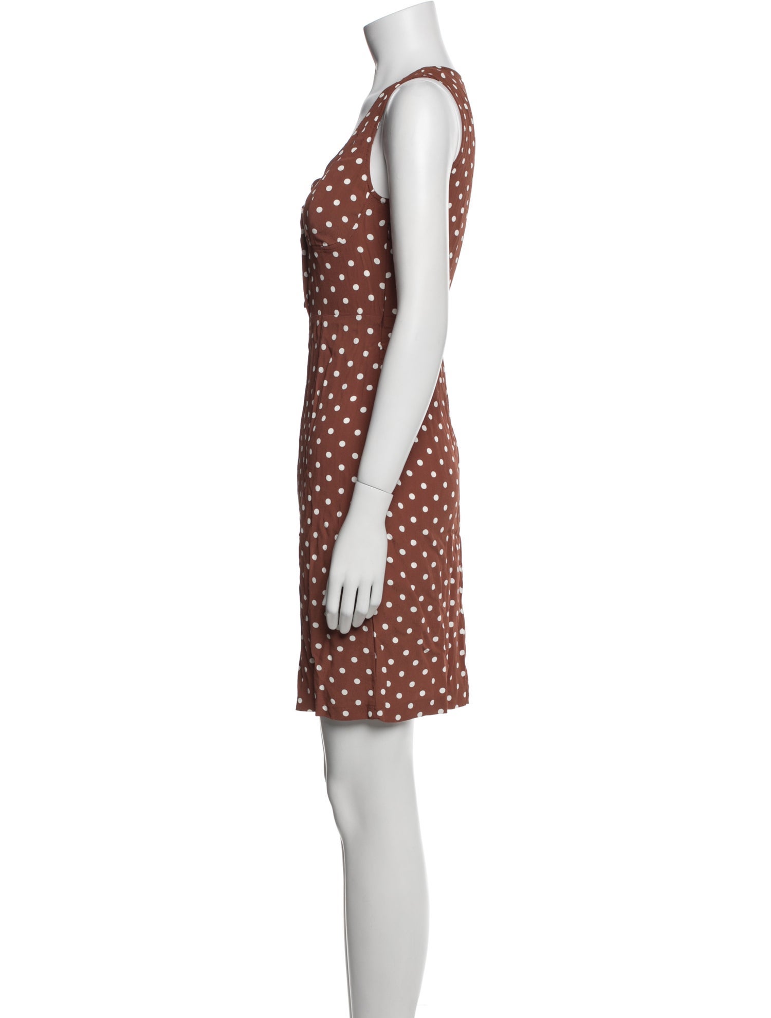 Rouje Polka Dot Print Mini Dress