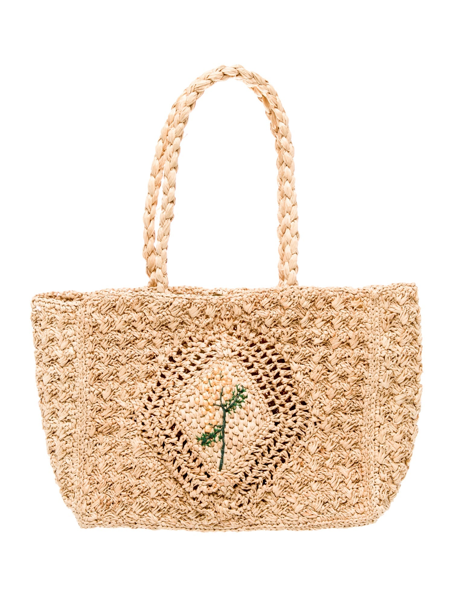 Rouje Raffia Evening Bag