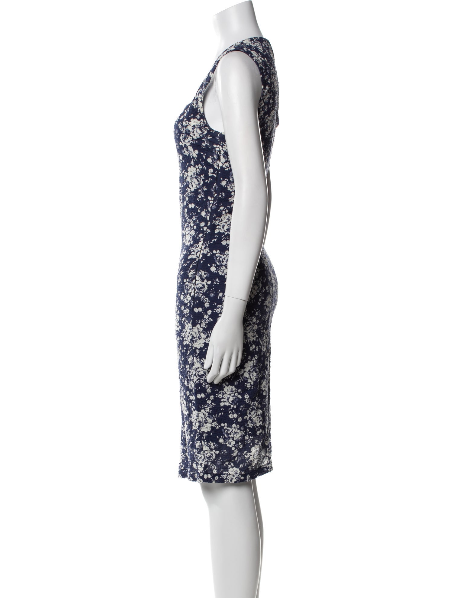 Rouje Floral Print Mini Dress