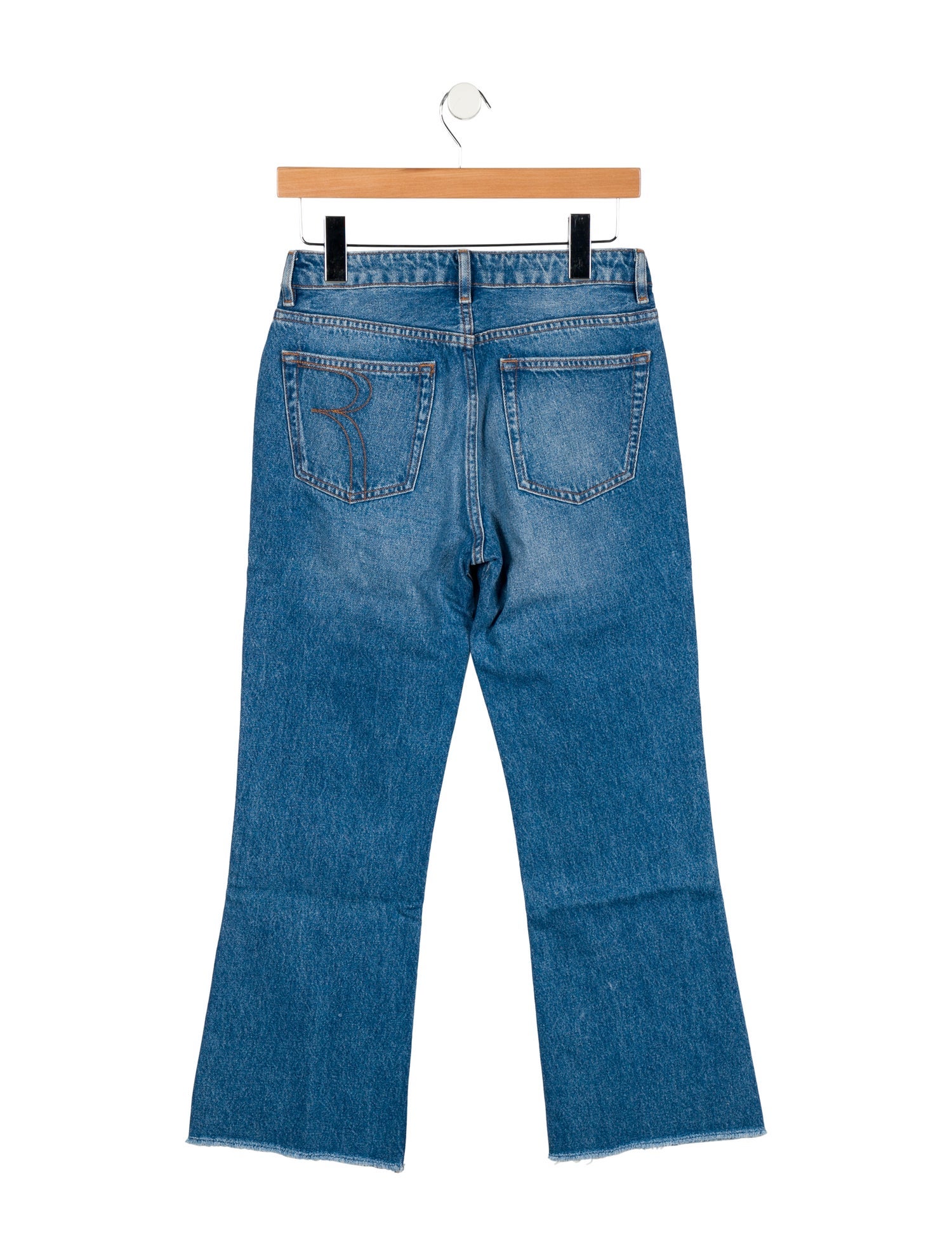 Rouje Mid-Rise Straight Leg Jeans