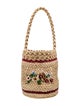 Rouje Raffia Top Handle Bag