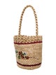 Rouje Raffia Top Handle Bag