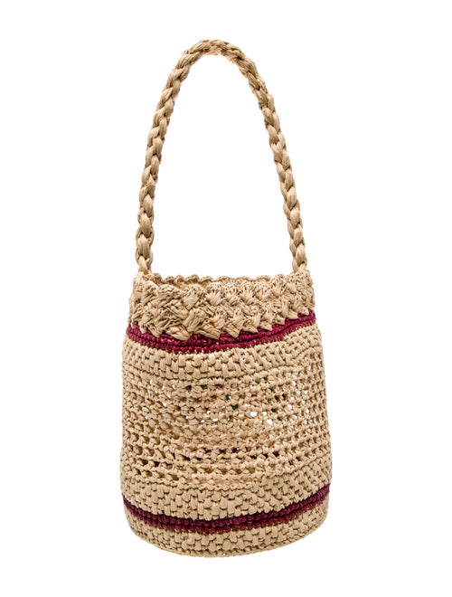 Rouje Raffia Top Handle Bag