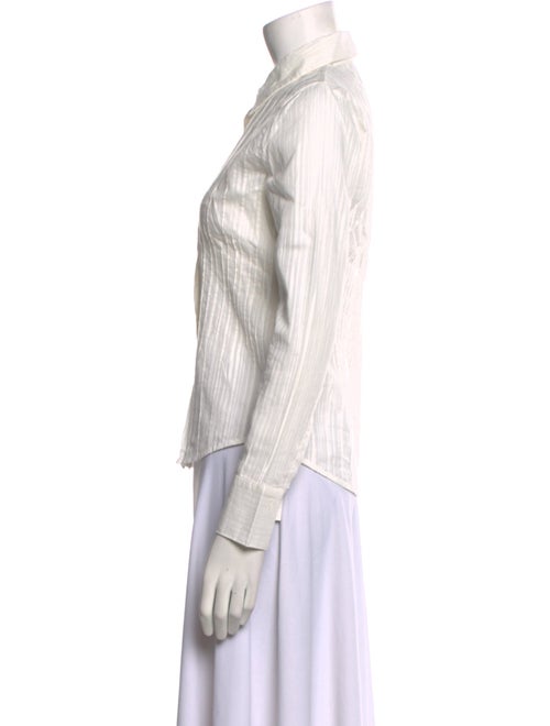 Rouje Striped Long Sleeve Button-Up Top