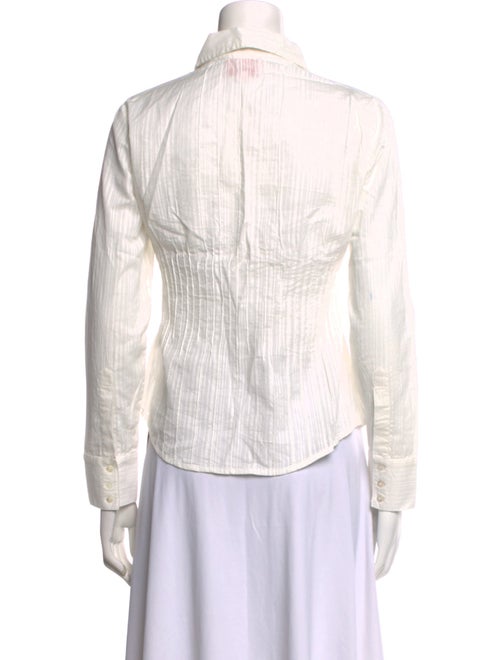 Rouje Striped Long Sleeve Button-Up Top