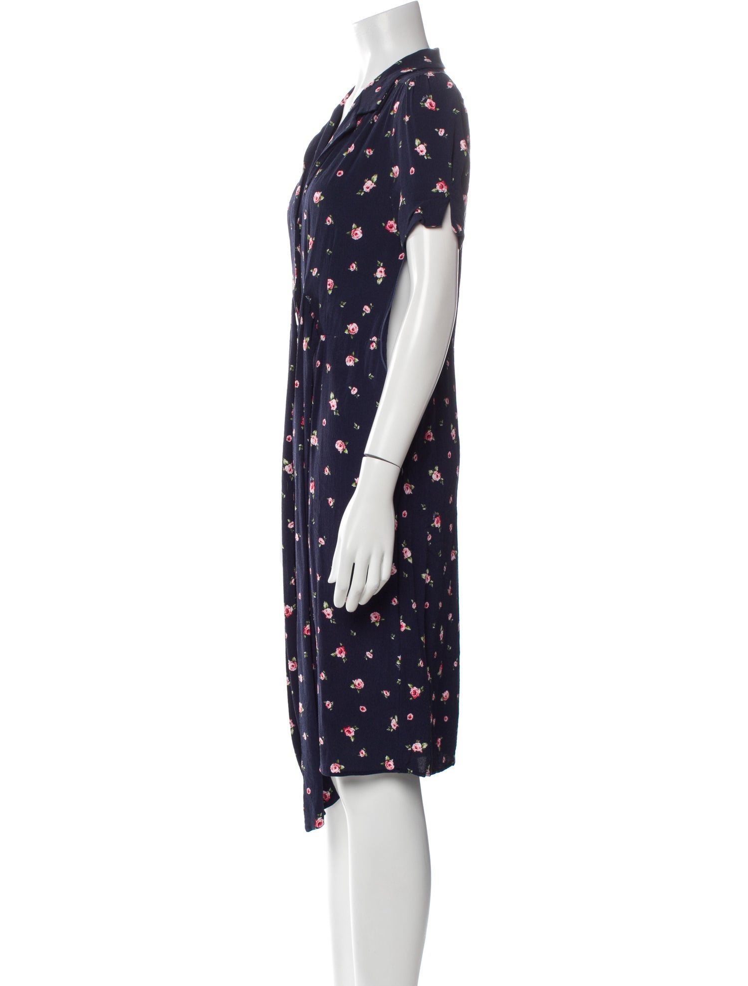 Rouje Floral Print Knee-Length Dress