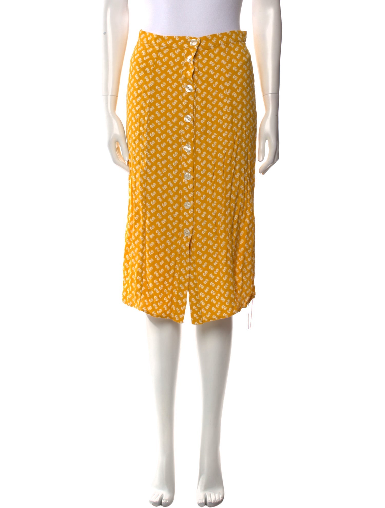 Rouje Printed Knee-Length Skirt