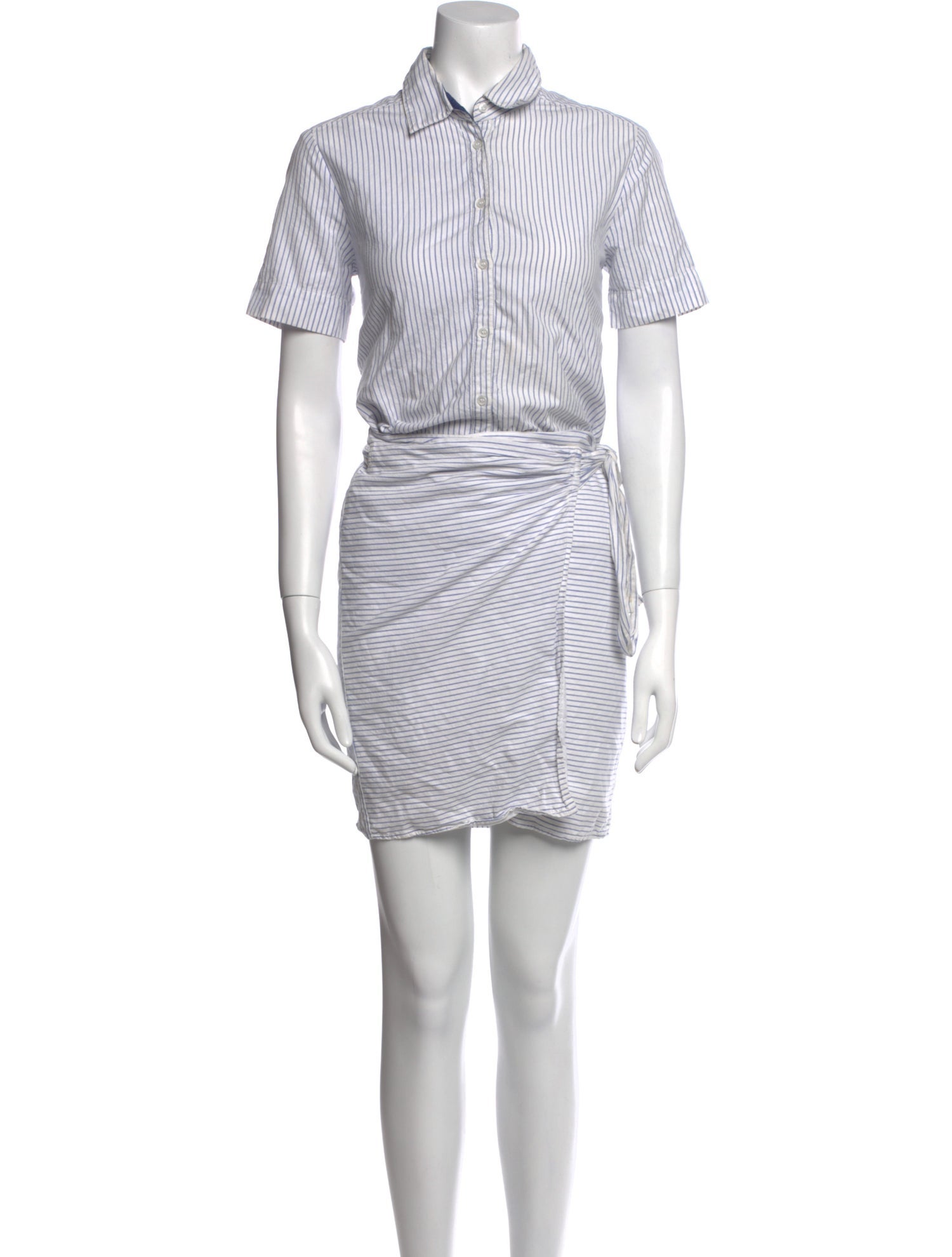 Rouje Striped Knee-Length Dress