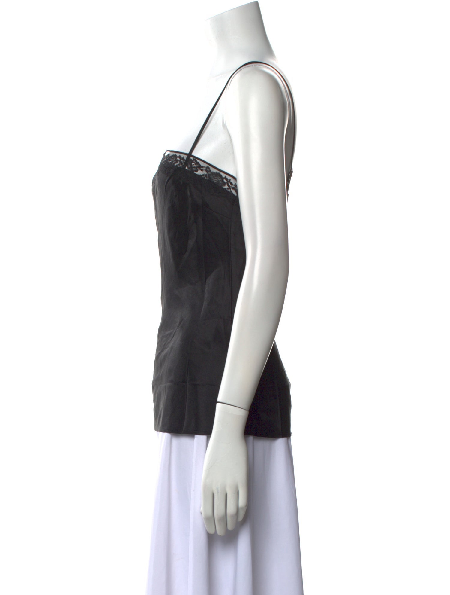 Rouje Silk Square Neckline Top