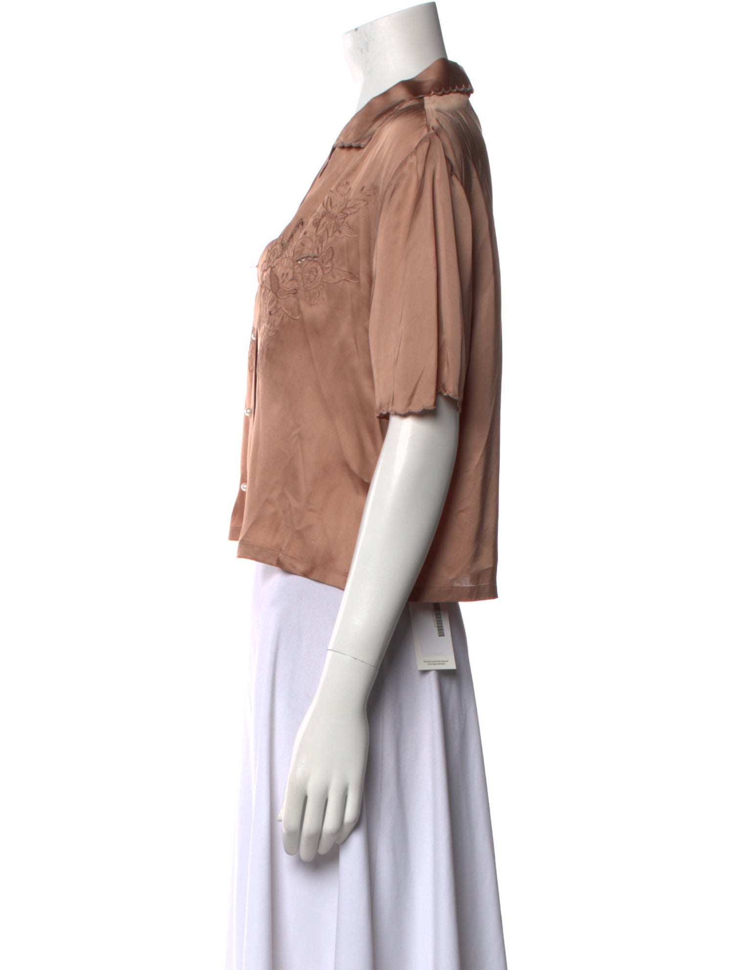 Rouje Short Sleeve Crop Top