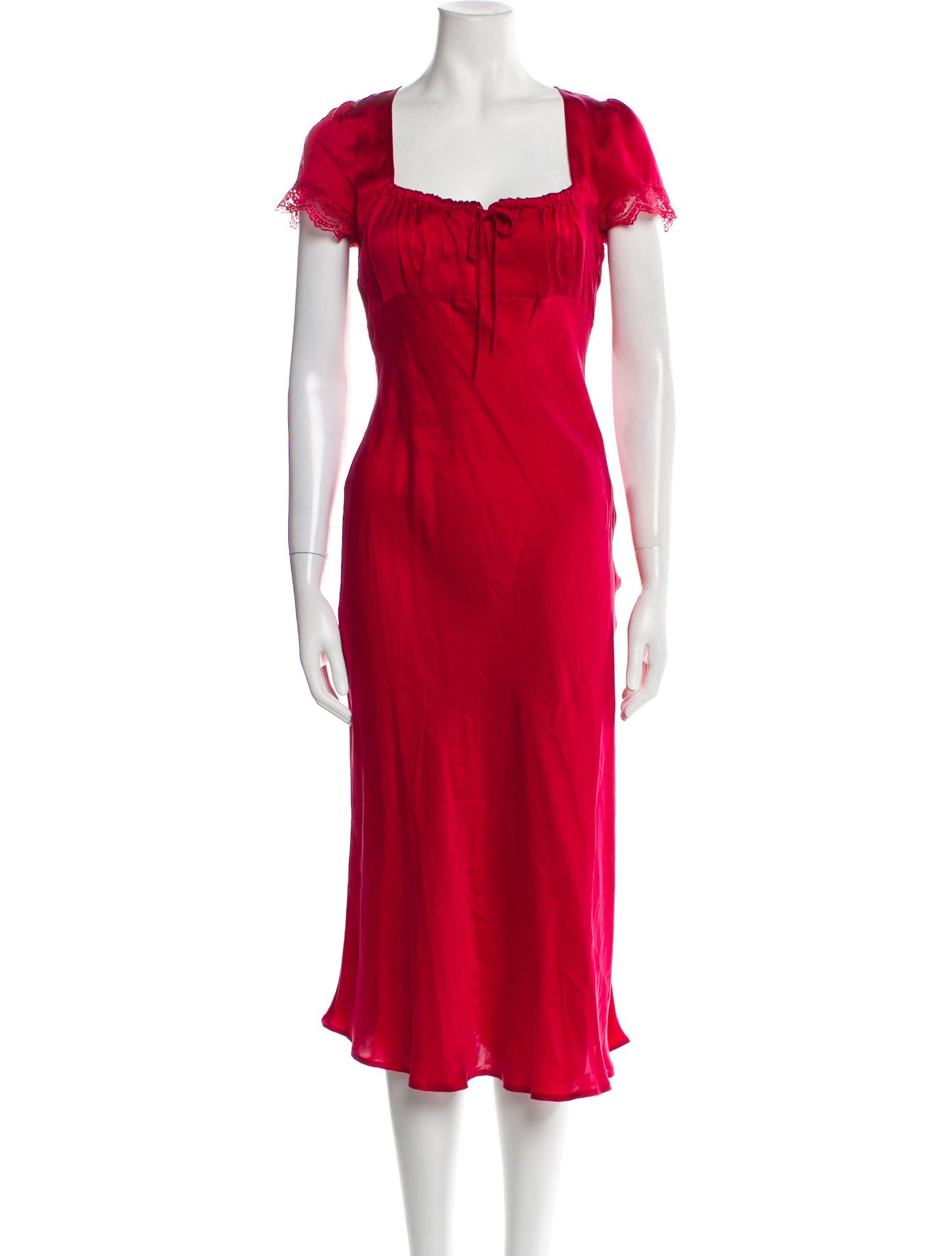 Rouje Silk Midi Length Dress