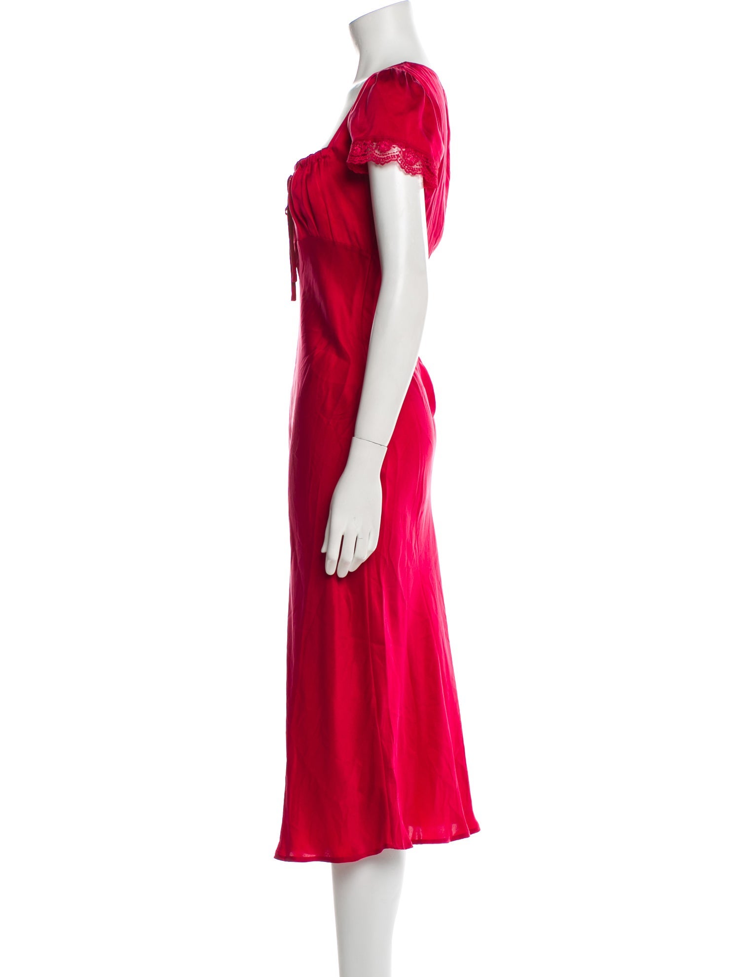 Rouje Silk Midi Length Dress