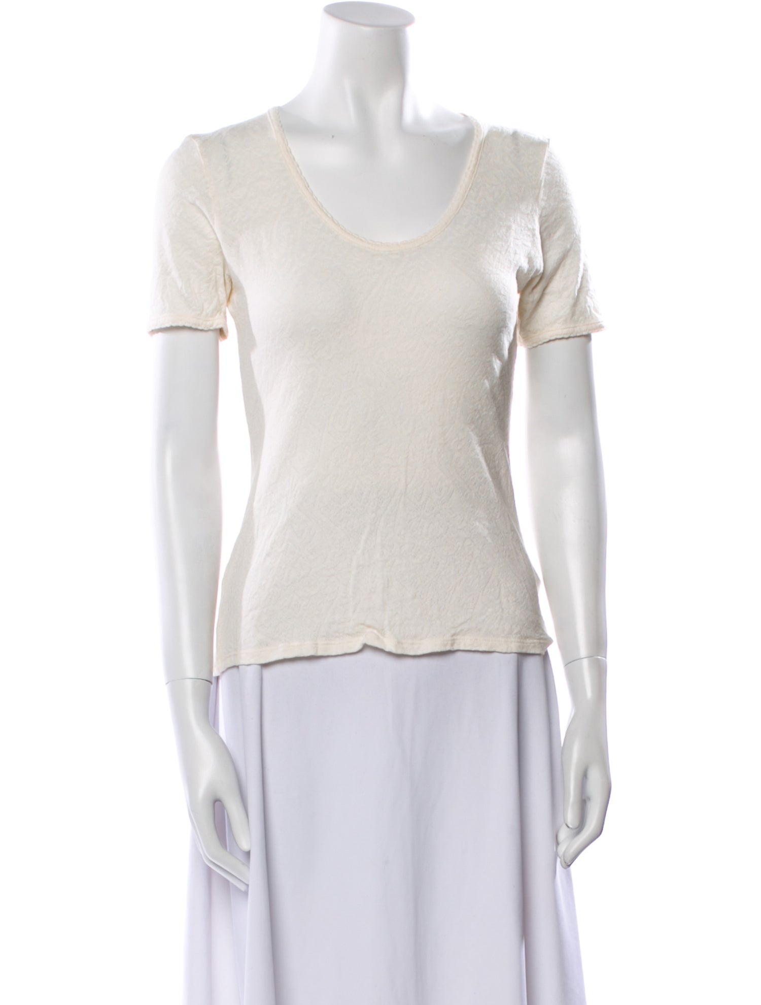 Rouje Scoop Neck Short Sleeve T-Shirt w/ Tags