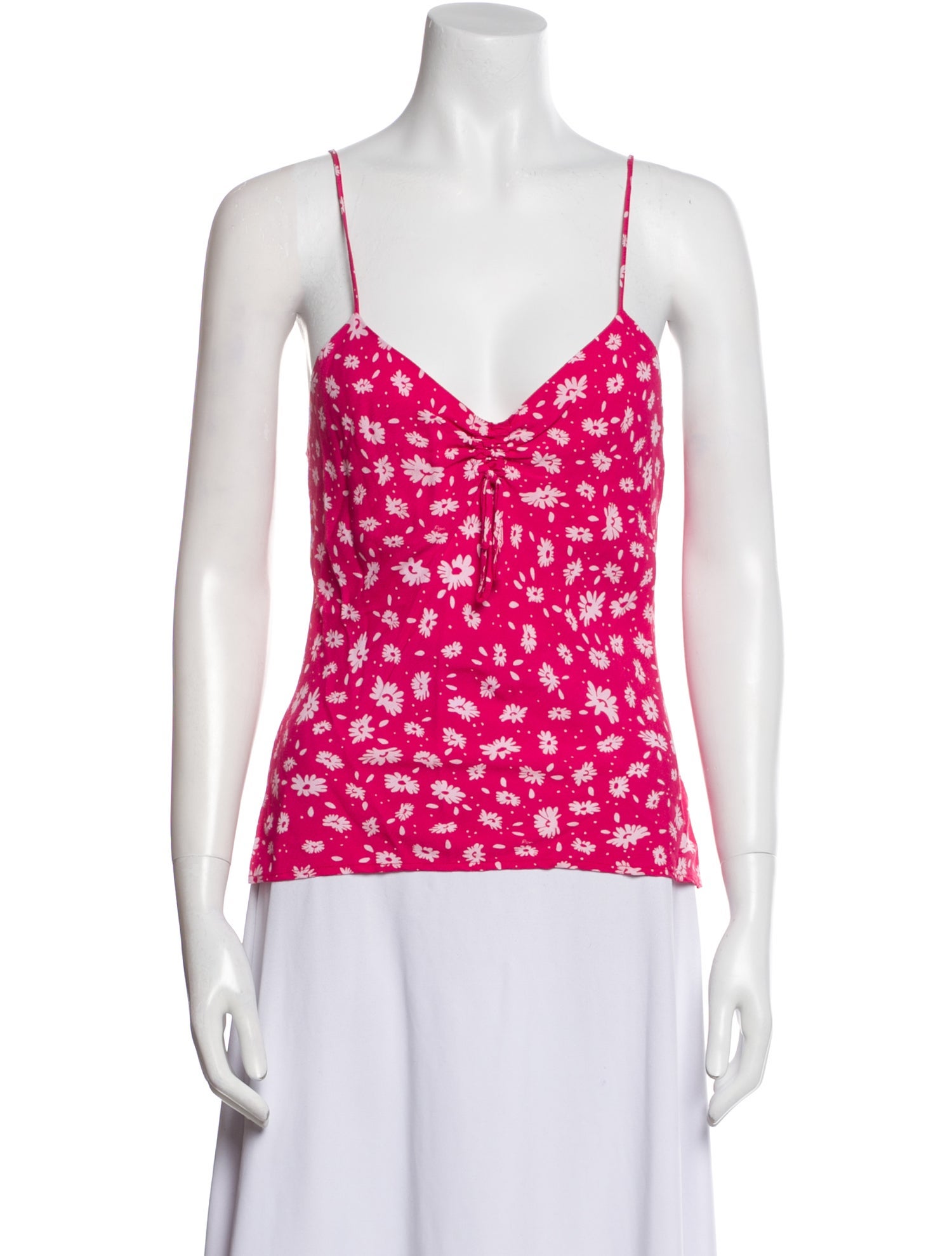 Rouje Floral Print V-Neck Top