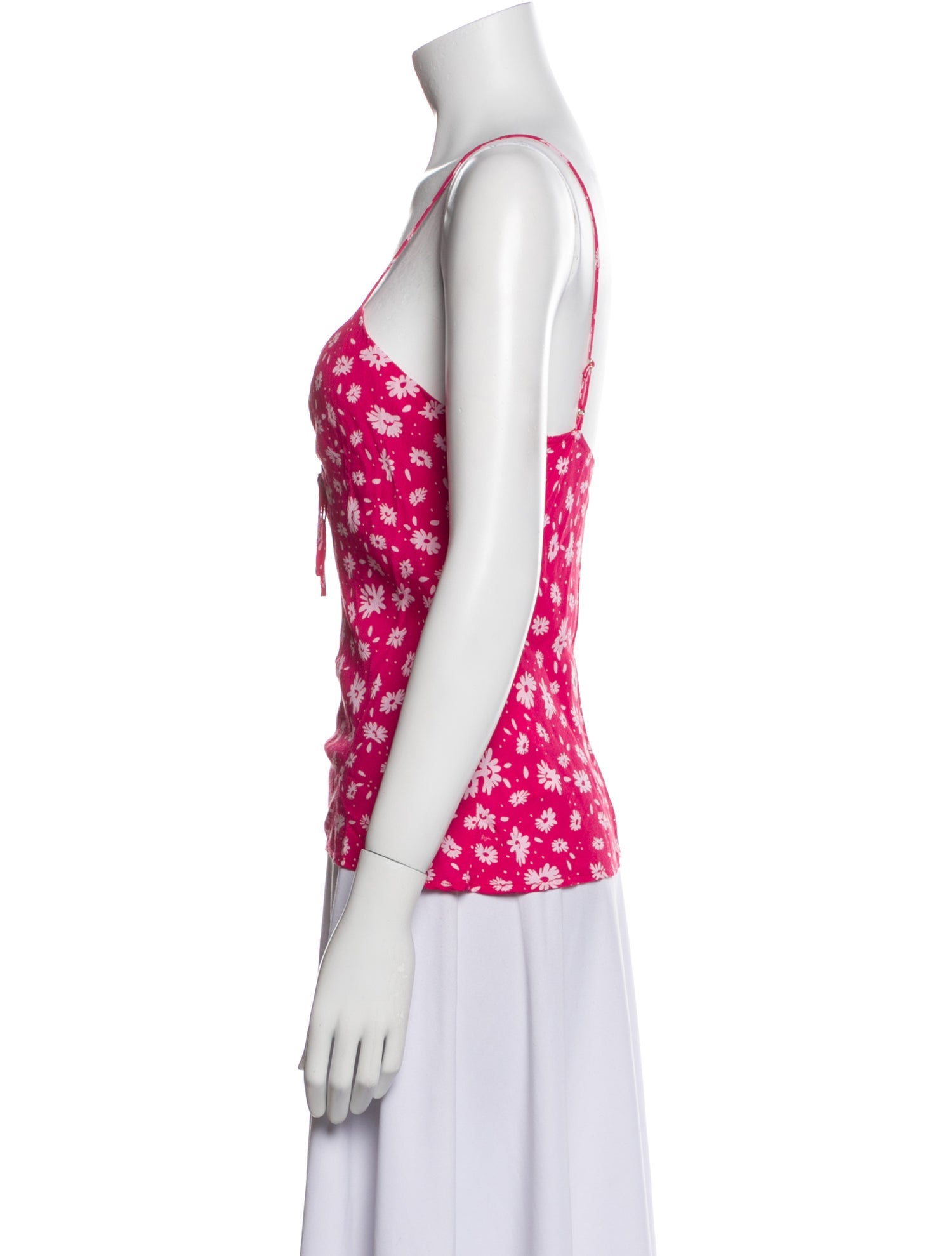 Rouje Floral Print V-Neck Top