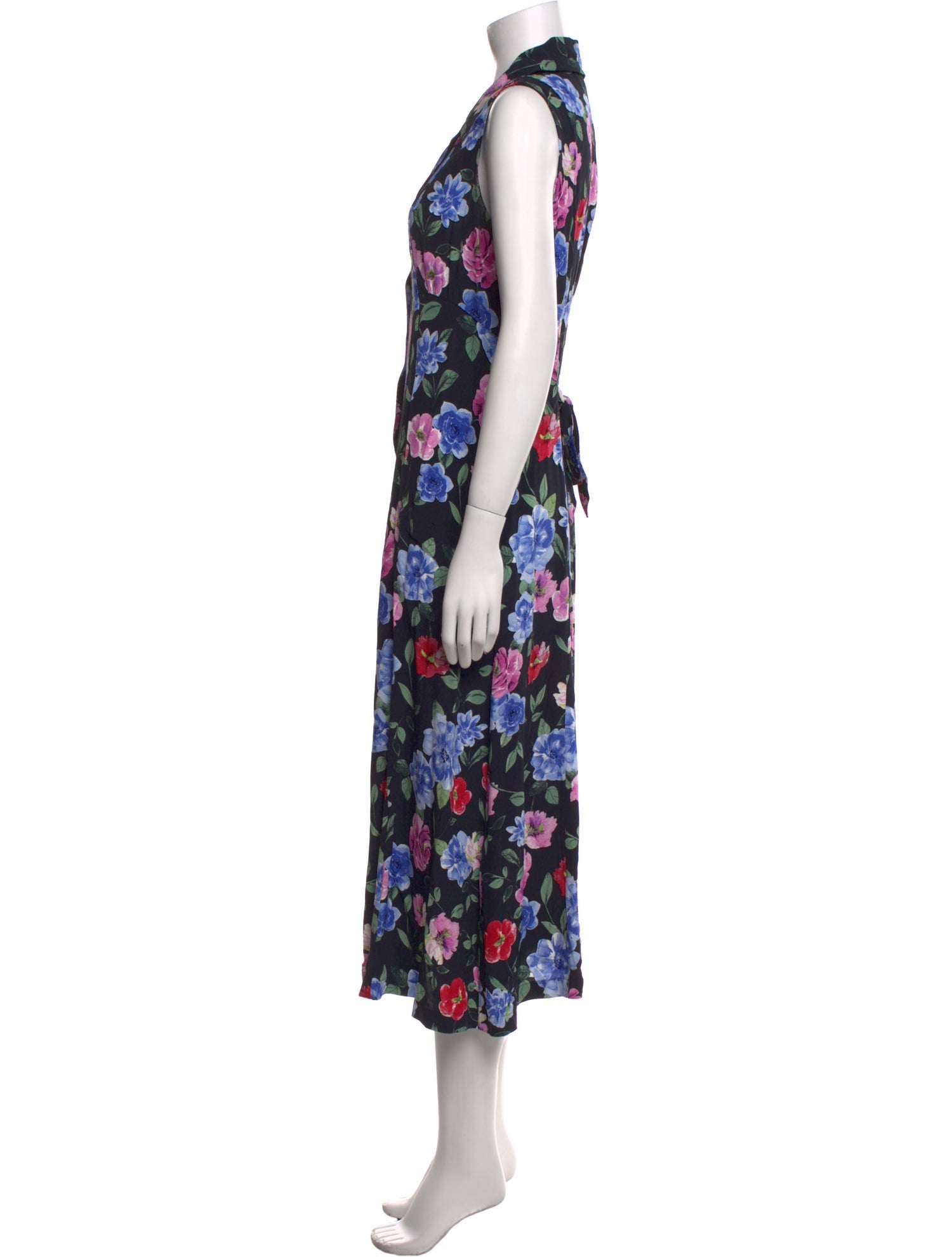 Rouje Floral Print Long Dress