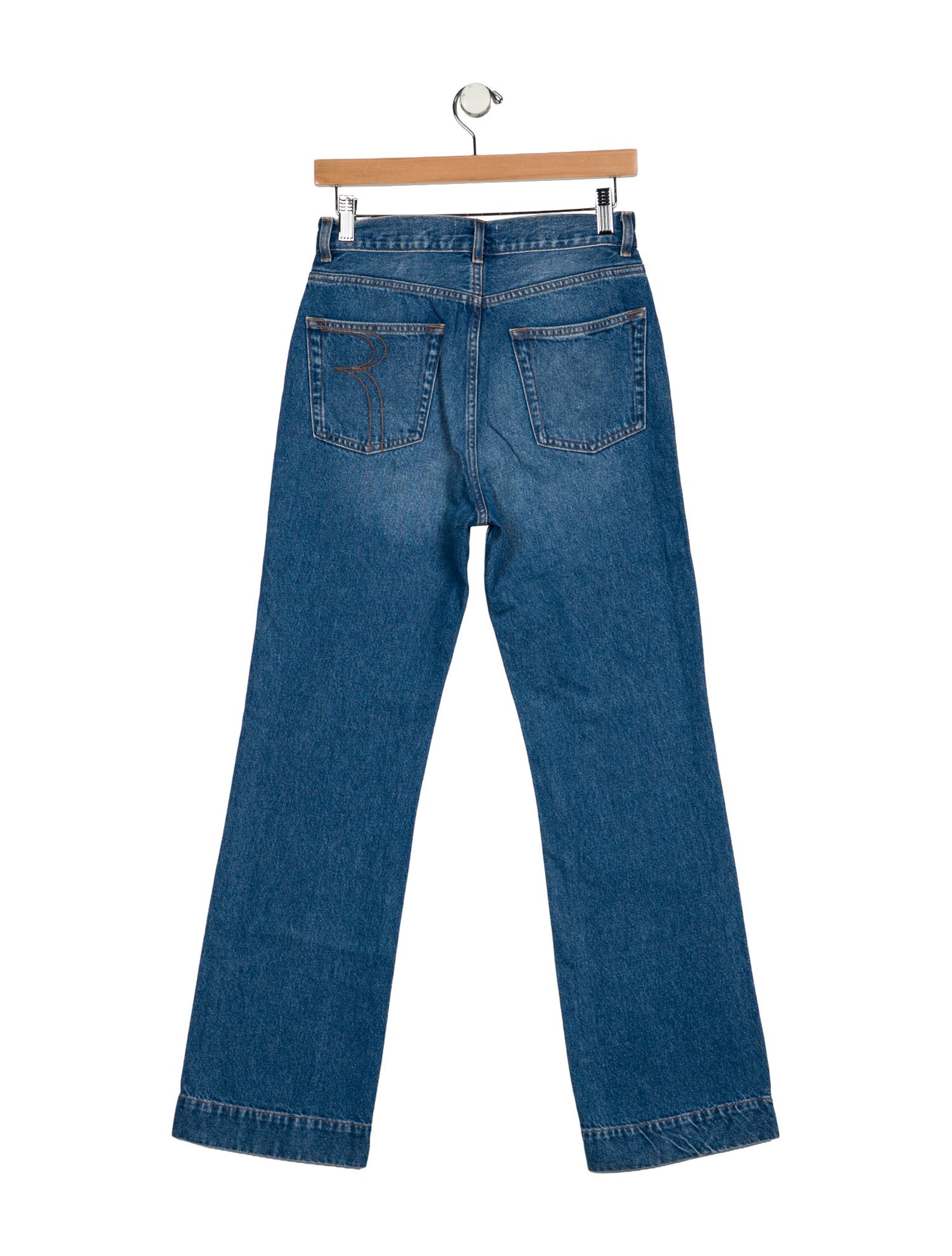 Rouje High-Rise Straight Leg Jeans