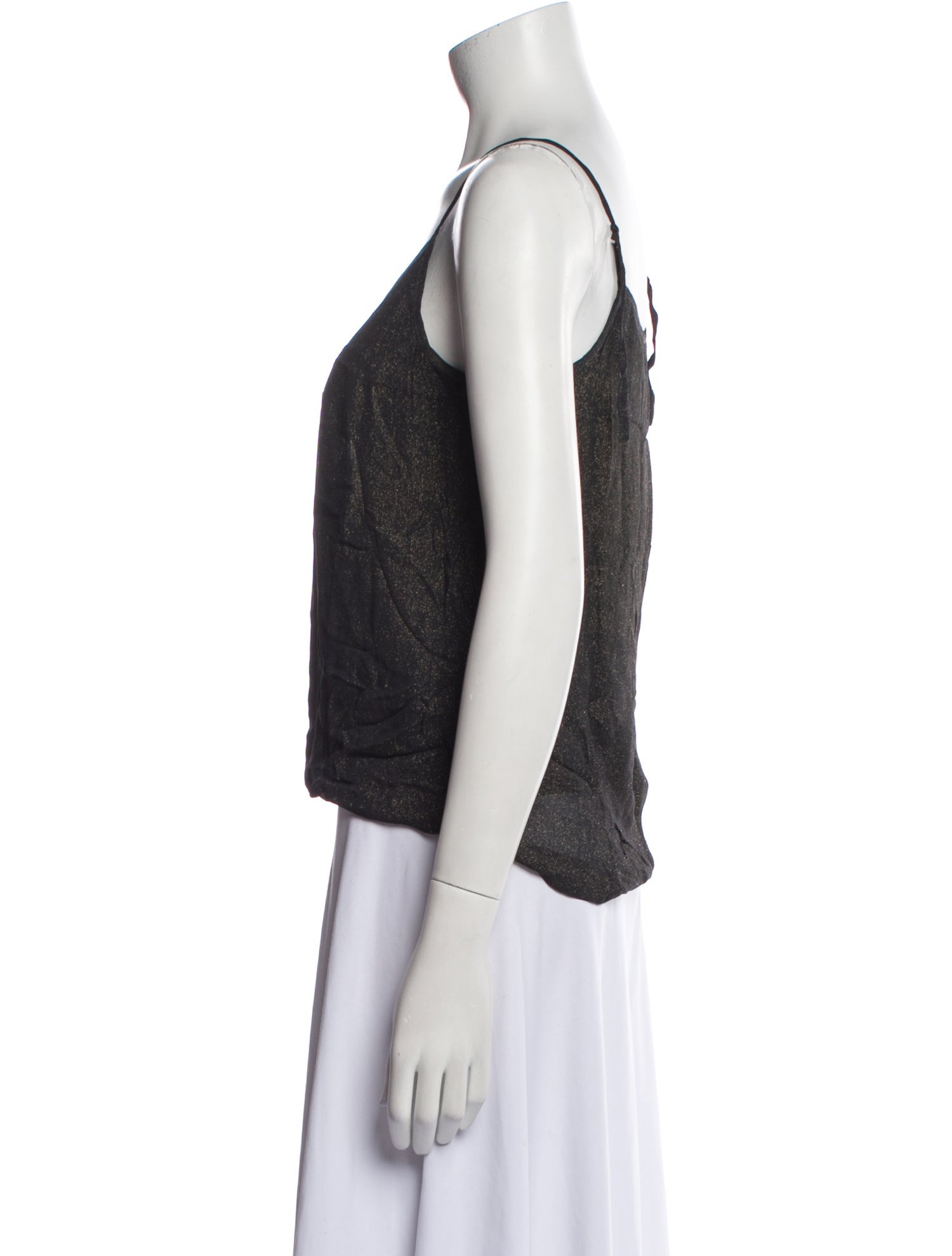 Rouje V-Neck Sleeveless Crop Top