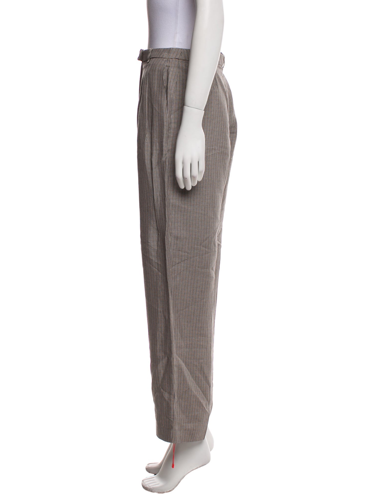 Rouje Plaid Print Wide Leg Pants w/ Tags