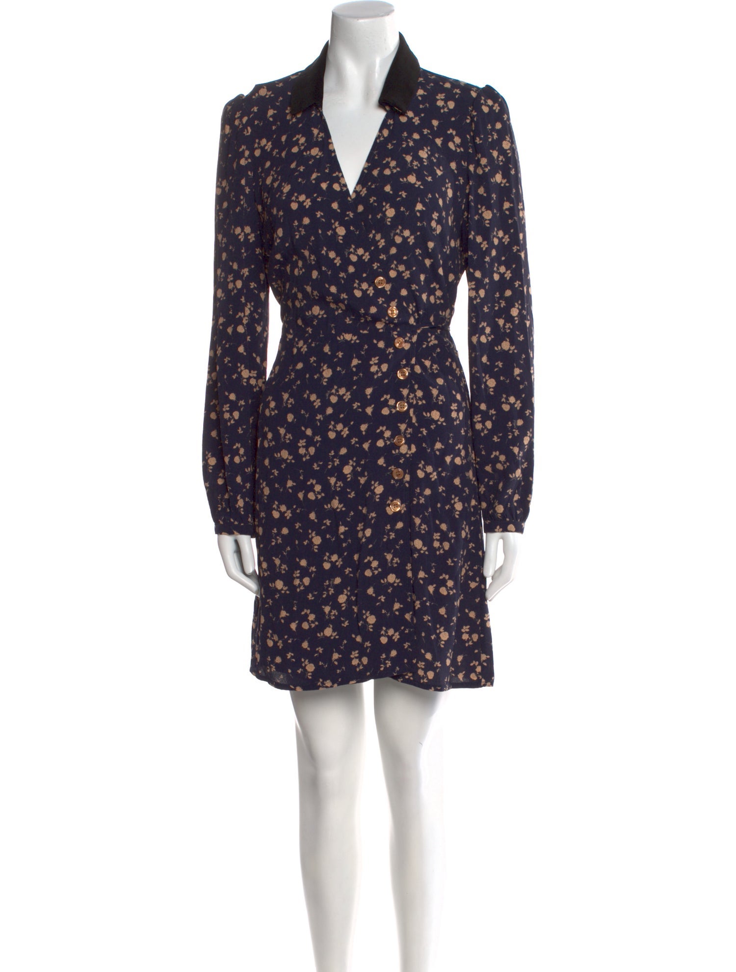 Rouje Floral Print Mini Dress