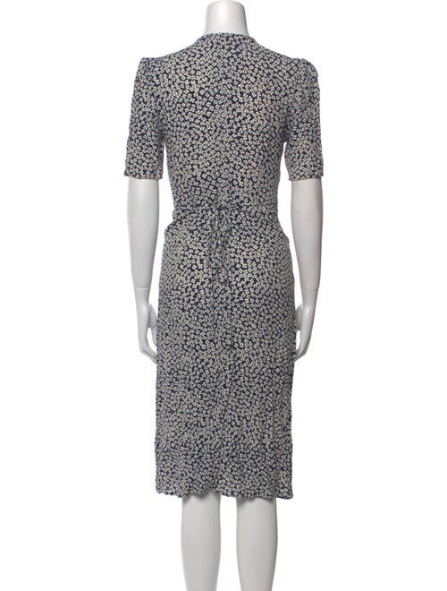 Rouje Floral Print Knee-Length Dress