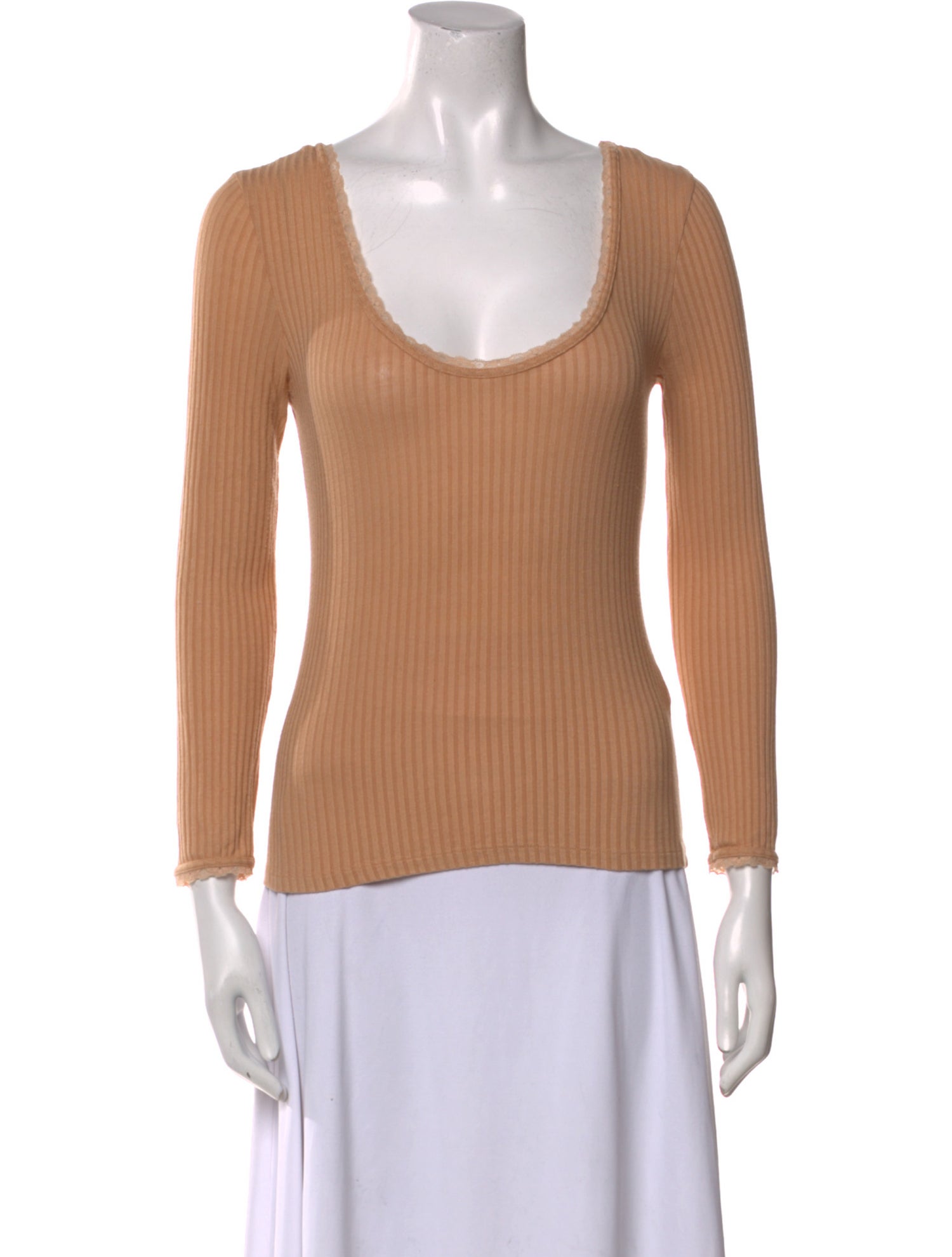 Rouje Scoop Neck Long Sleeve Top
