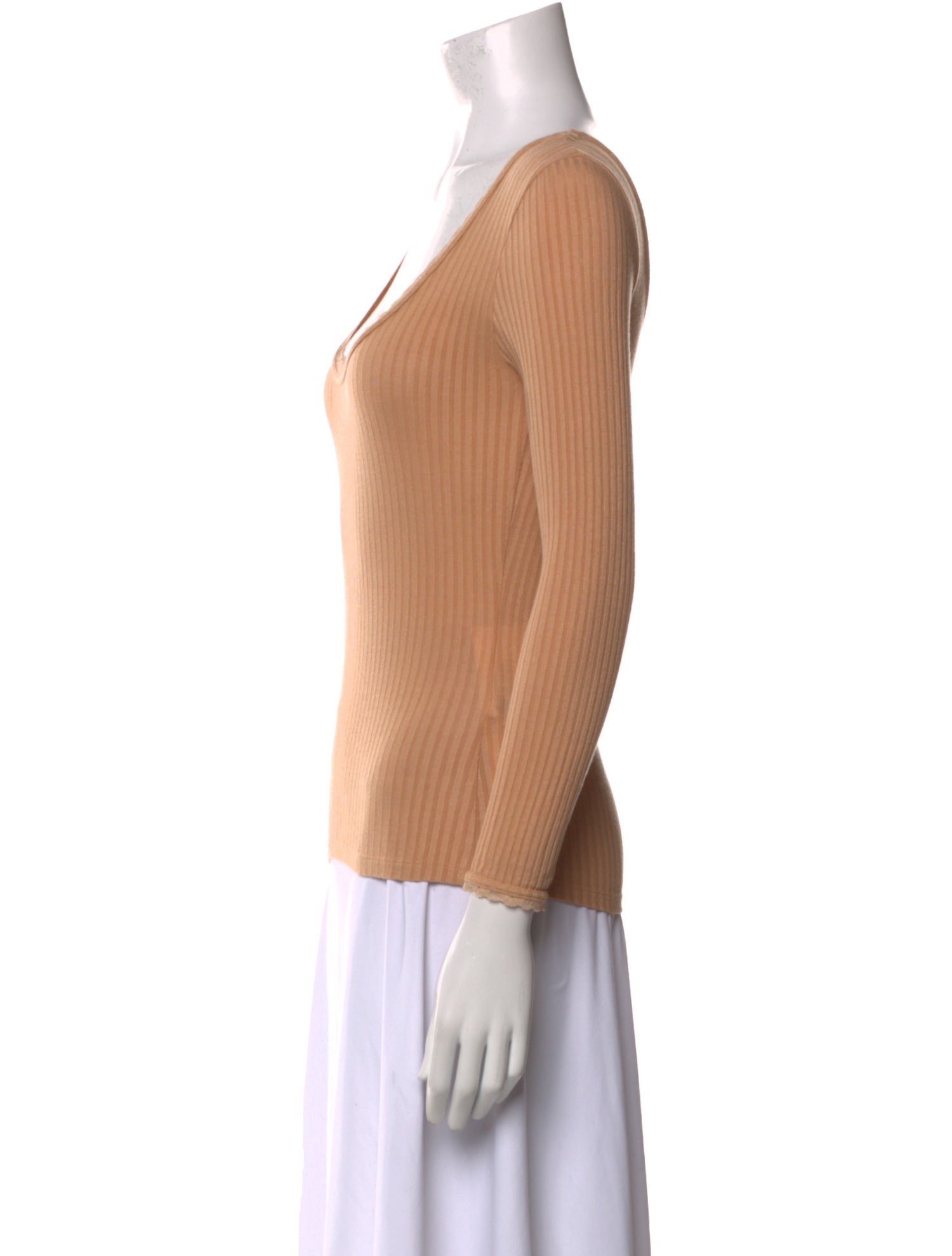 Rouje Scoop Neck Long Sleeve Top