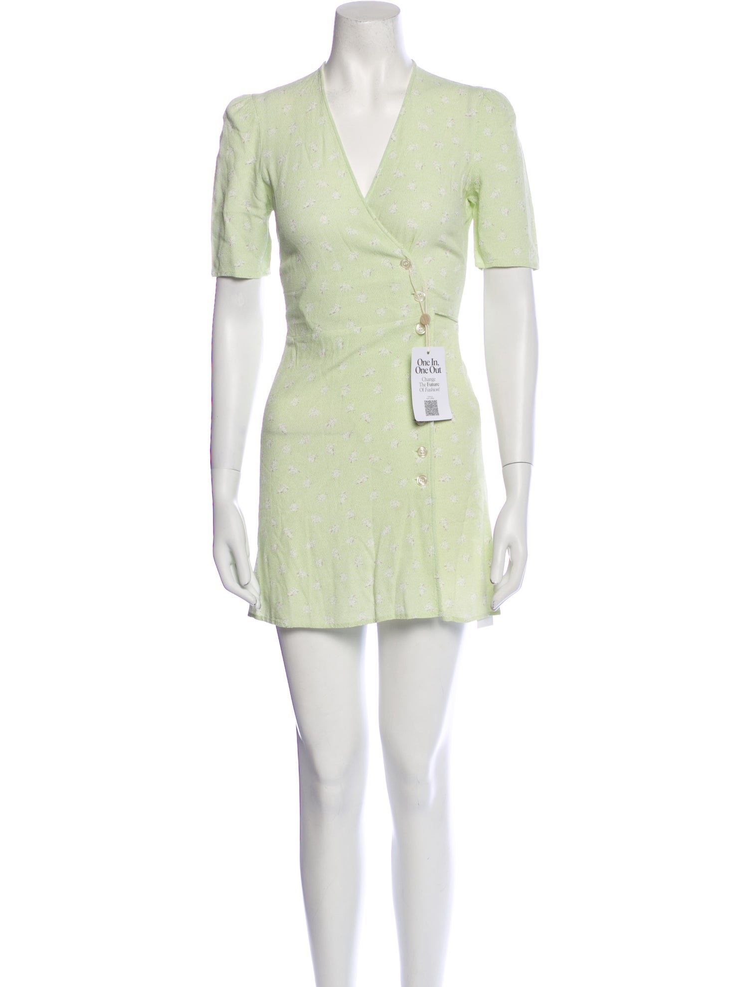 Rouje V-Neck Mini Dress w/ Tags