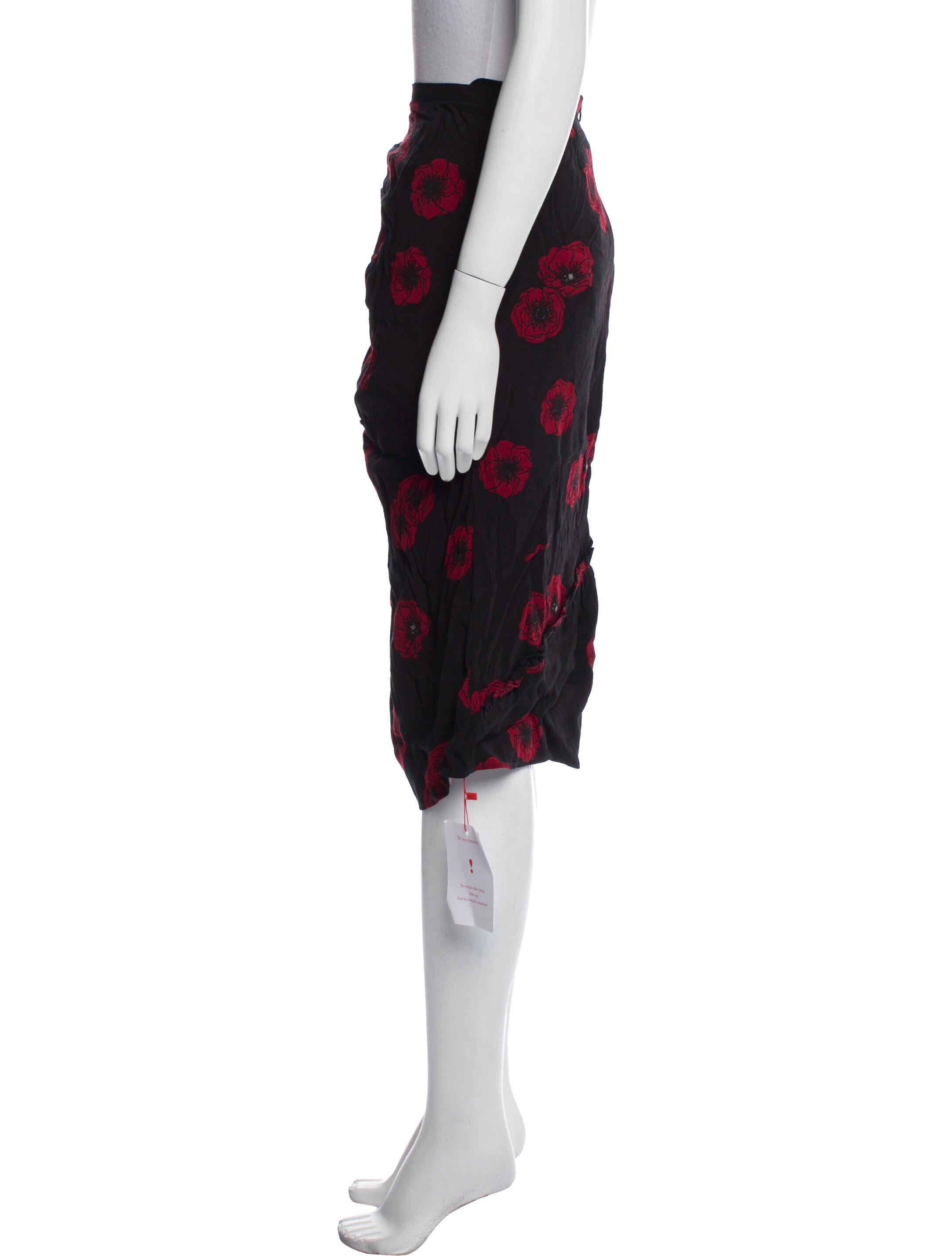 Rouje Floral Print Knee-Length Skirt w/ Tags