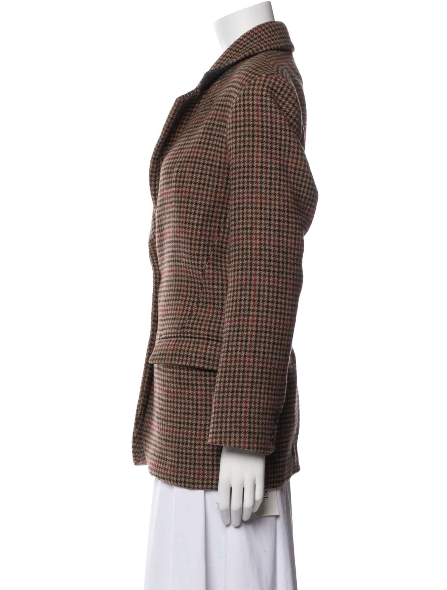 Rouje Houndstooth Print Blazer