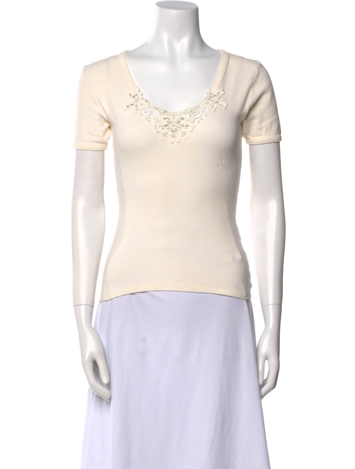 Rouje Scoop Neck Short Sleeve Top