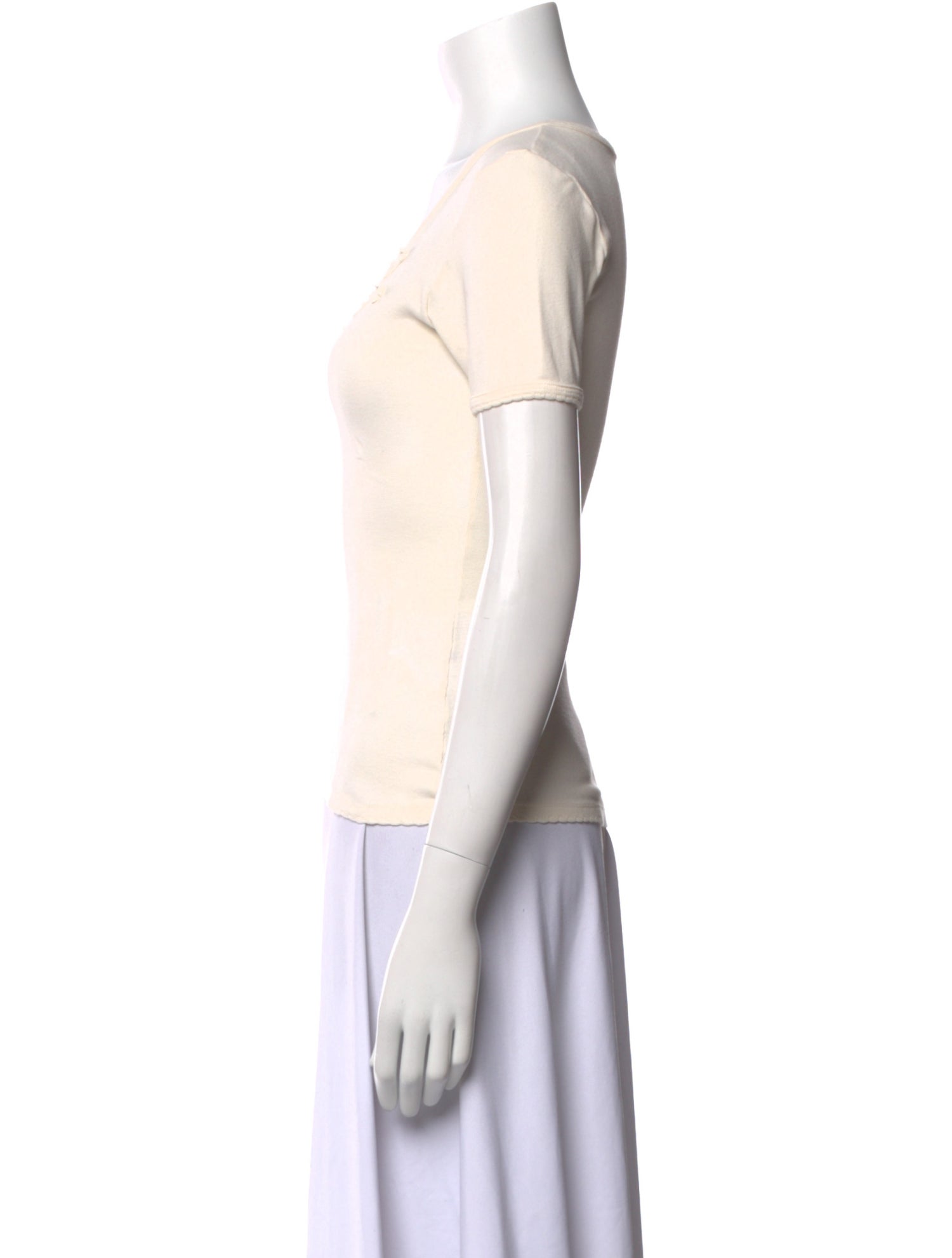 Rouje Scoop Neck Short Sleeve Top