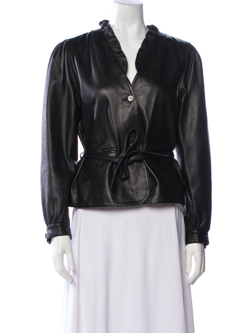 Rouje Leather Evening Jacket