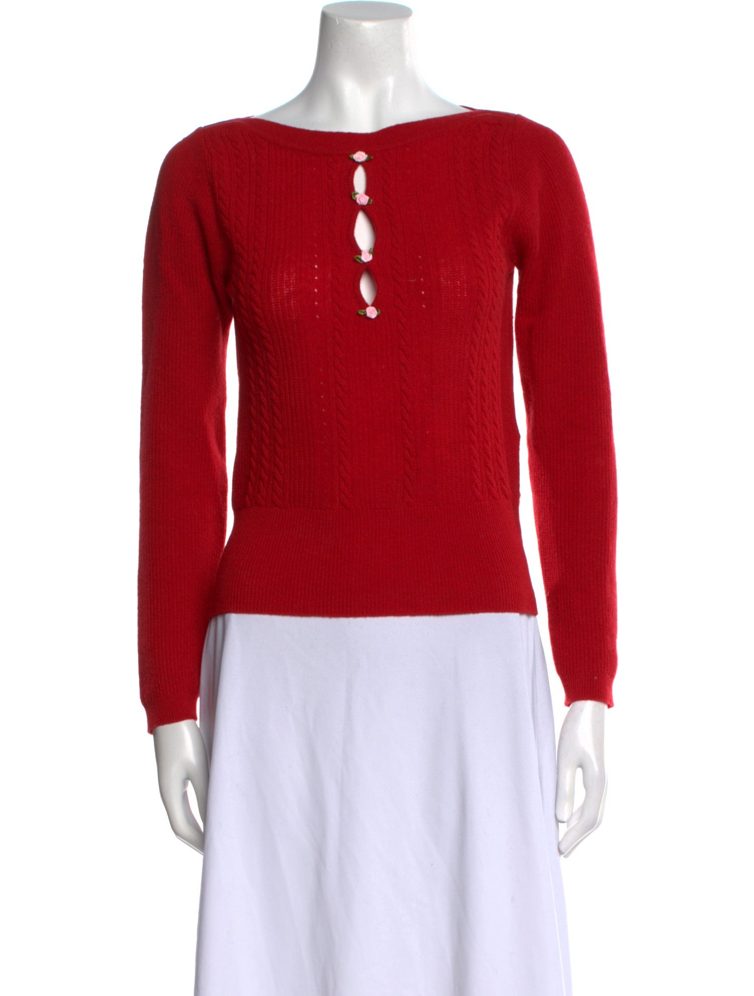 Rouje Wool Bateau Neckline Sweater