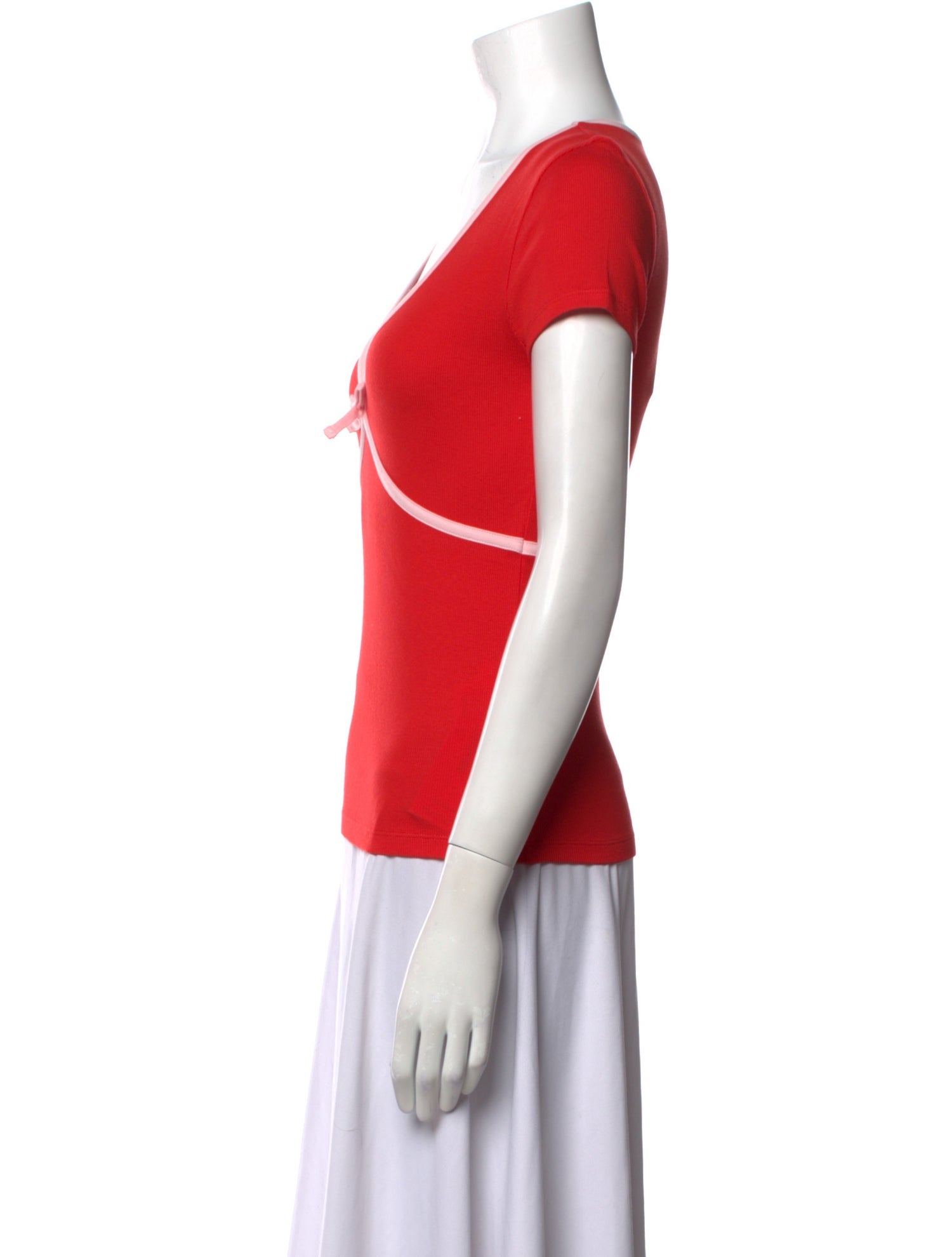 Rouje V-Neck Short Sleeve T-Shirt w/ Tags